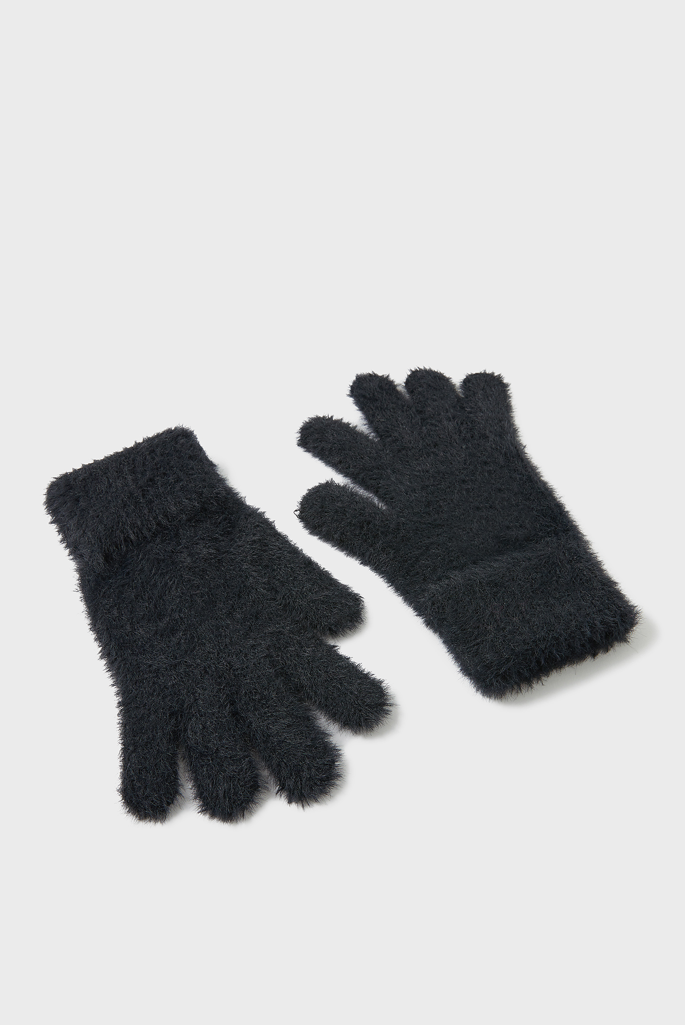Женские черные перчатки 1