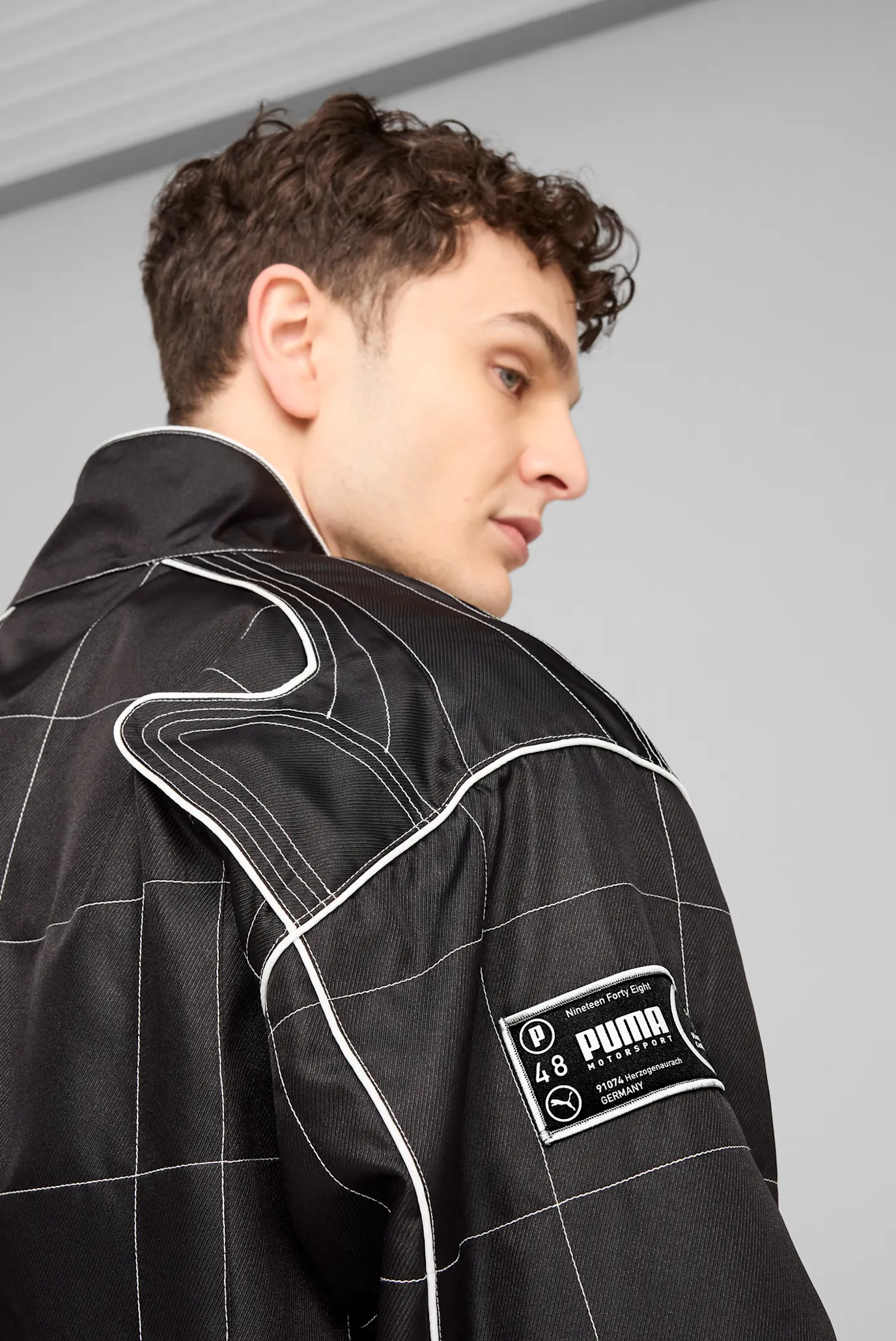 Черная куртка ARCHIVE SEASONAL Relaxed Racer Jacket Unisex