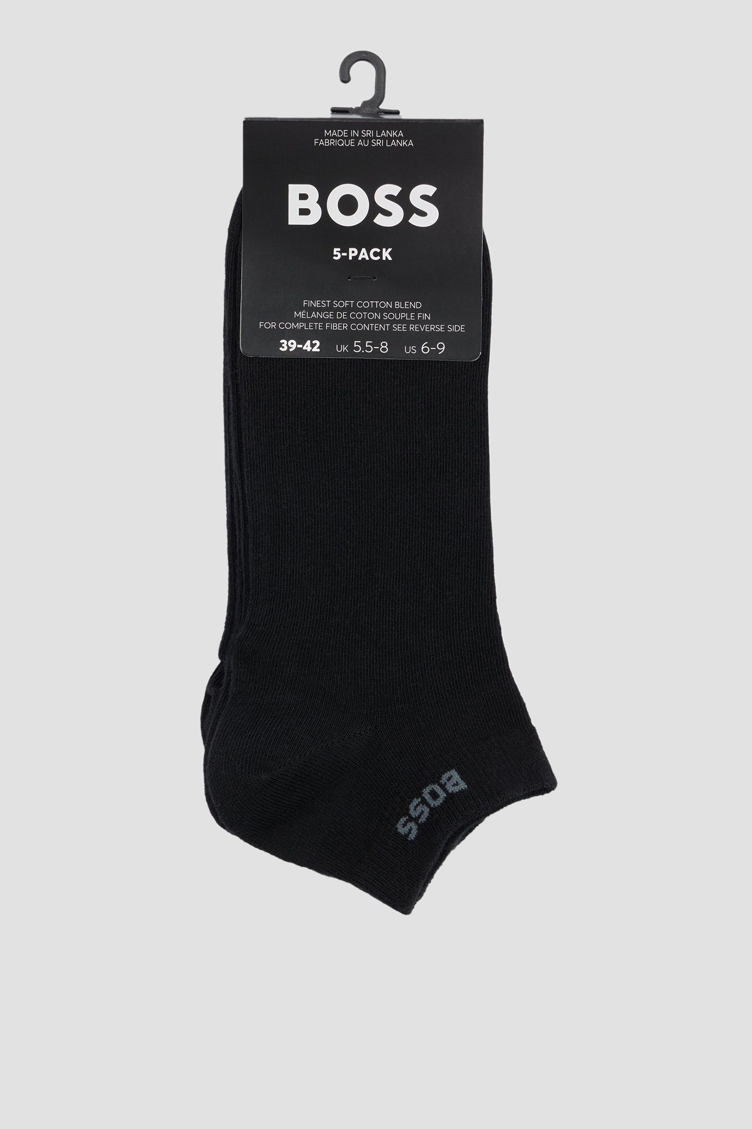 Чоловічі чорні шкарпетки (5 пар) 1