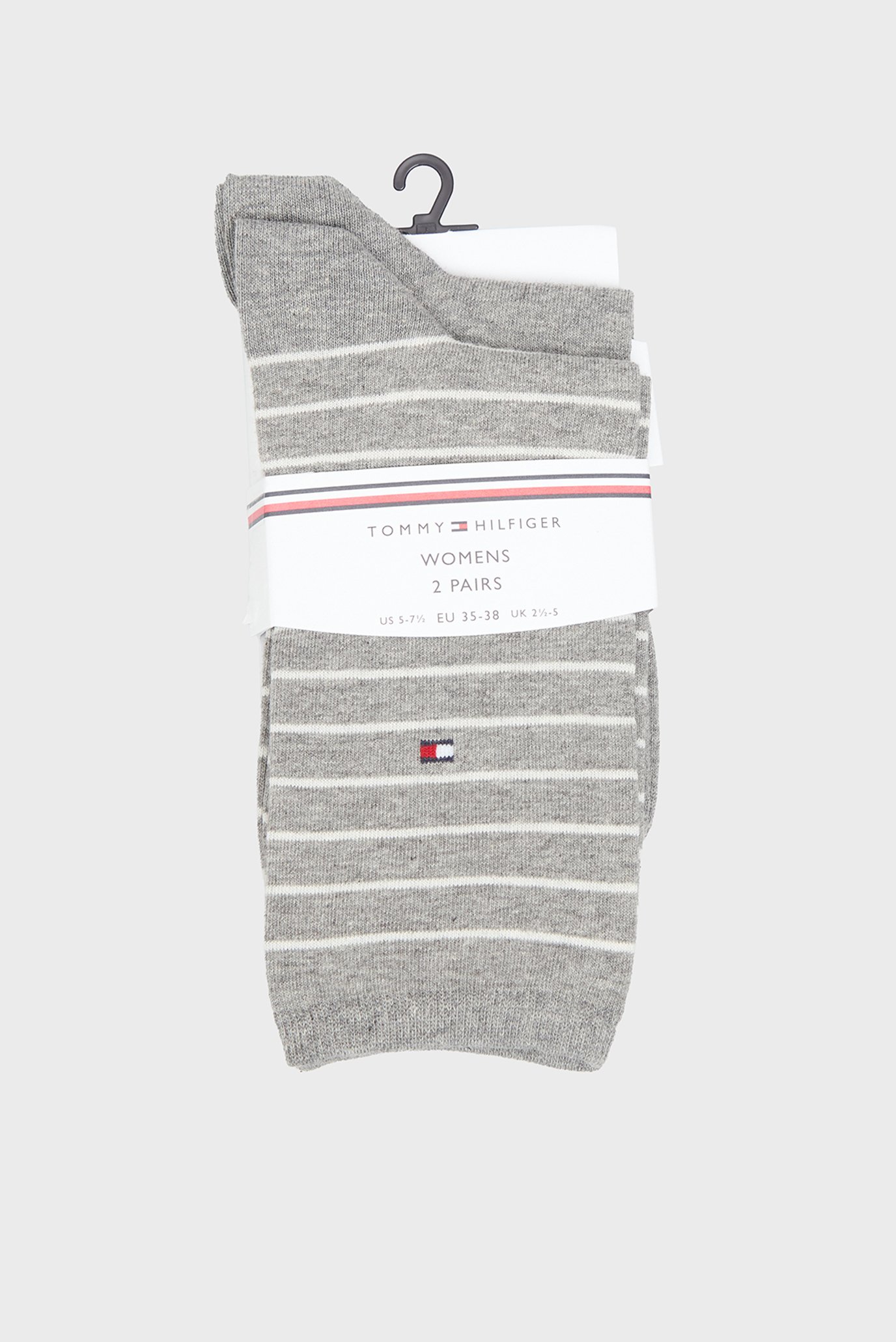 Женские серые носки (2 пары) SMALL Серый 39-42 Tommy Hilfiger 100001494 Женские серые носки (2 пары) SMALL Серый 39-42 Tommy Hilfiger 100001494