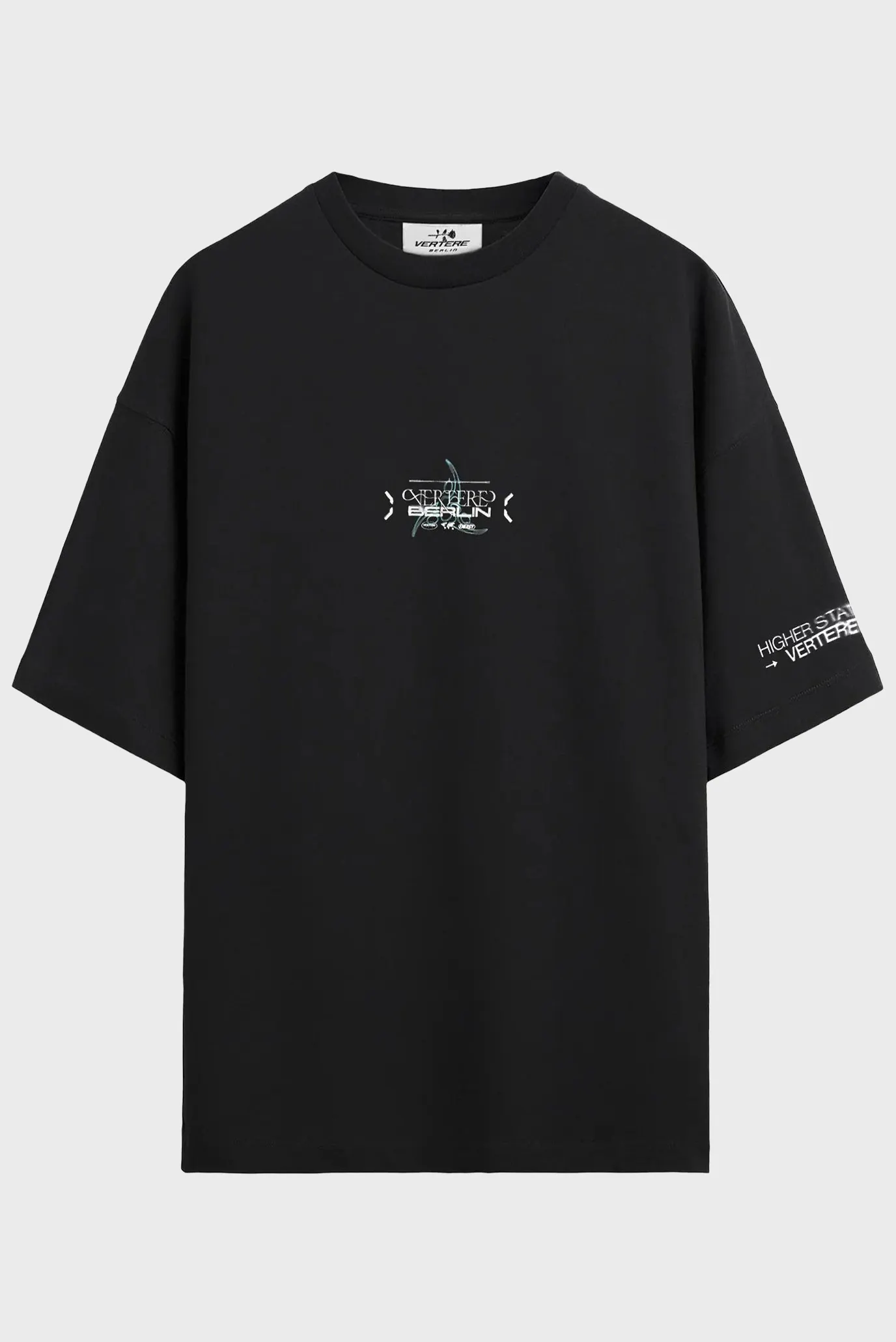 Чорна футболка HIGHER STATES (унісекс) 6