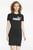 Женское черное платье Essentials Women's Slim Tee Dress