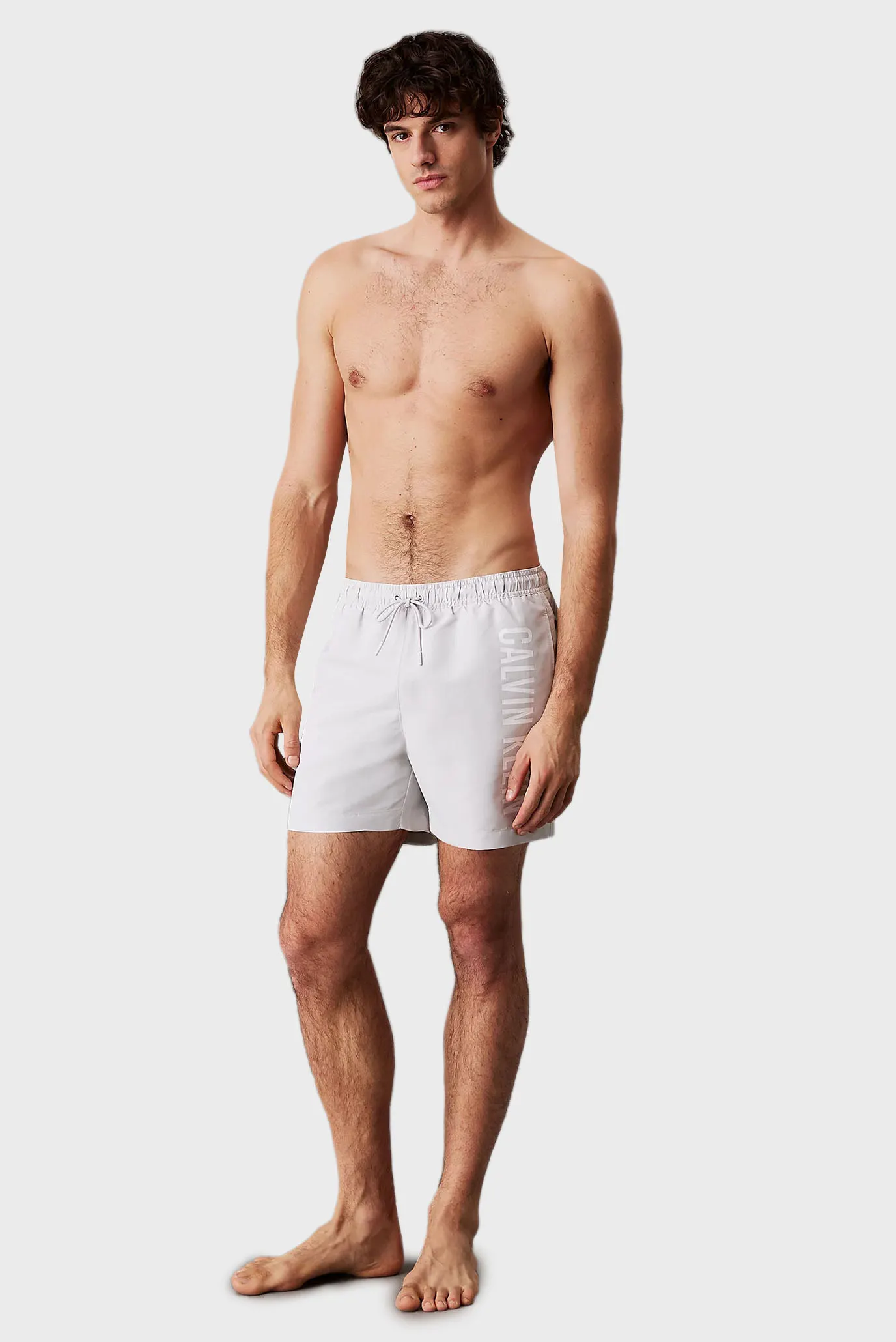 Чоловічі світло-сірі плавальні шорти 2