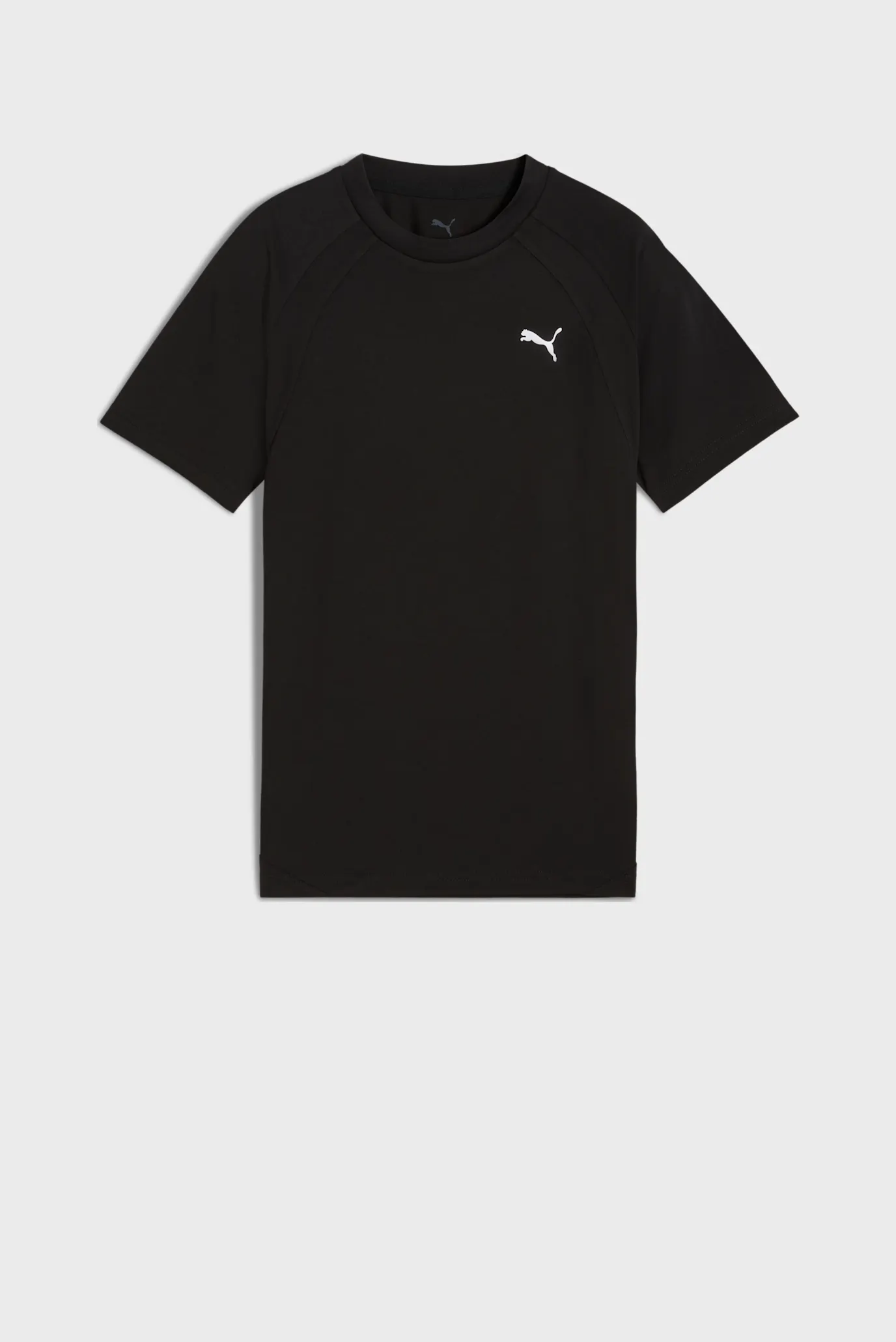 Детская черная футболка Evostripe Tee Youth 1