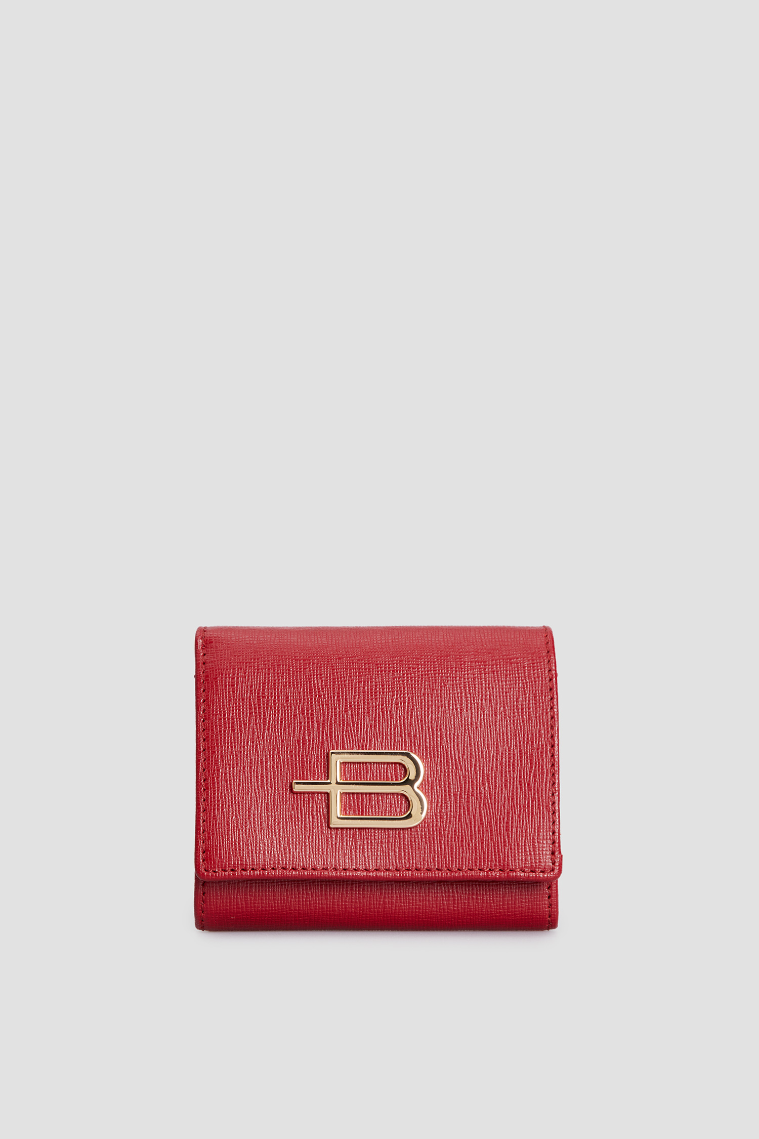 Жіночий червоний шкіряний гаманець 1