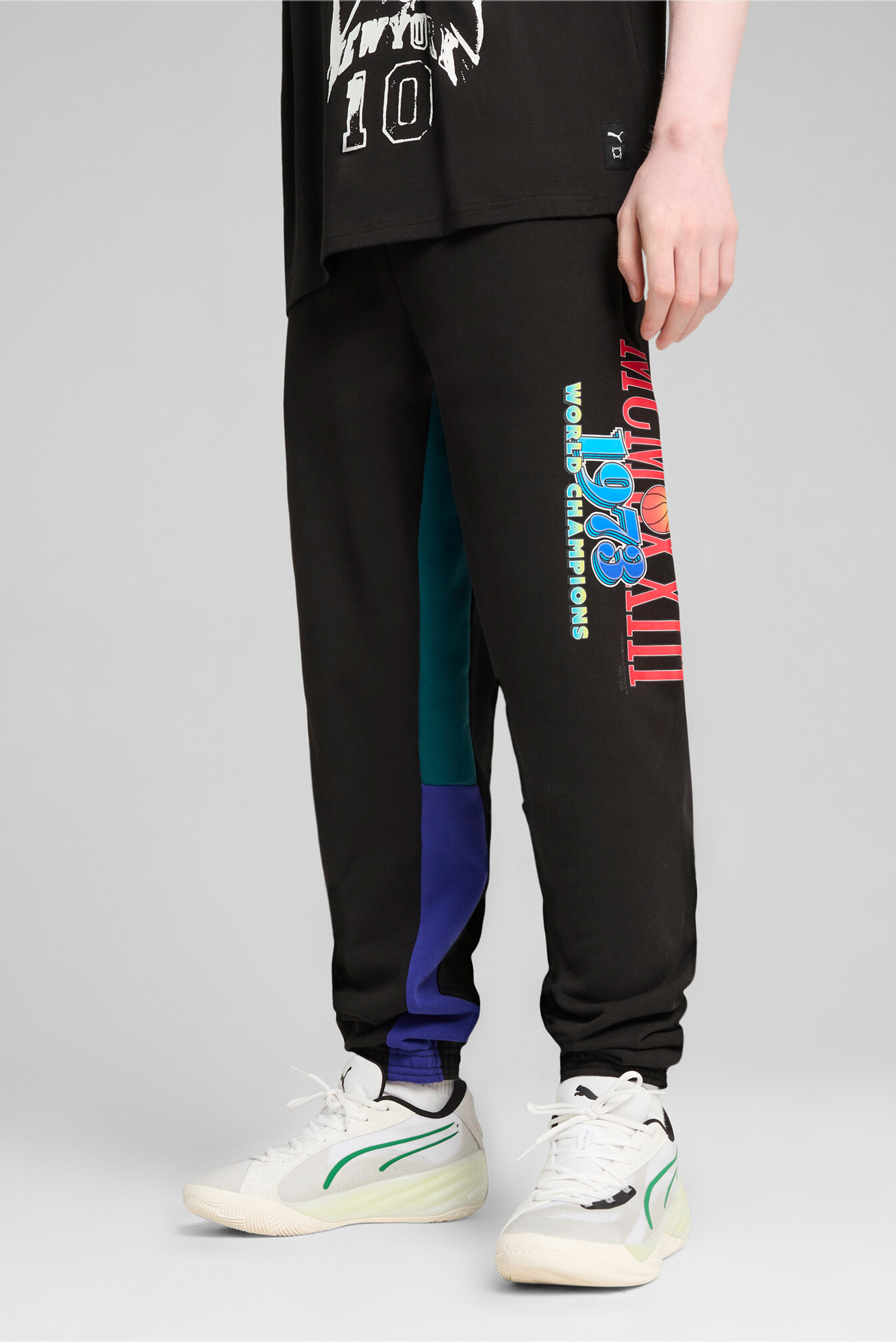 Чоловічі чорні спортивні штани Bandwagon Basketball Sweat Pants Men 1