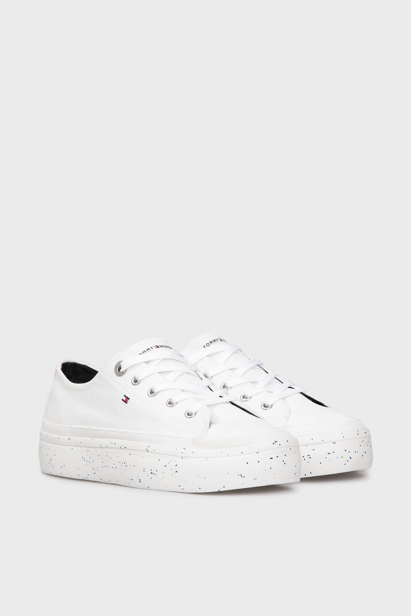 tommy hilfiger glitter flatform