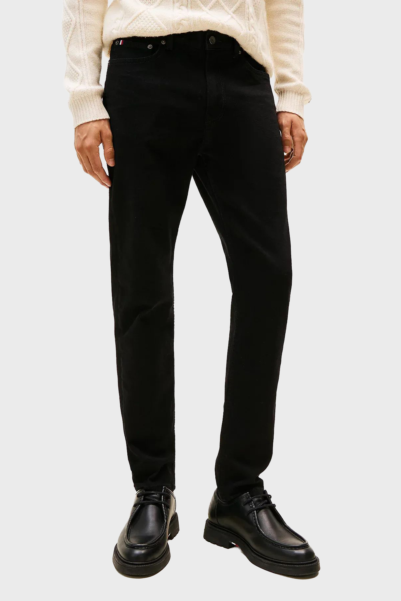 Мужские черные джинсы SLIM BLEECKER Черный 36-32 Tommy Hilfiger MW0MW40360 Мужские черные джинсы SLIM BLEECKER Черный 36-32 Tommy Hilfiger MW0MW40360