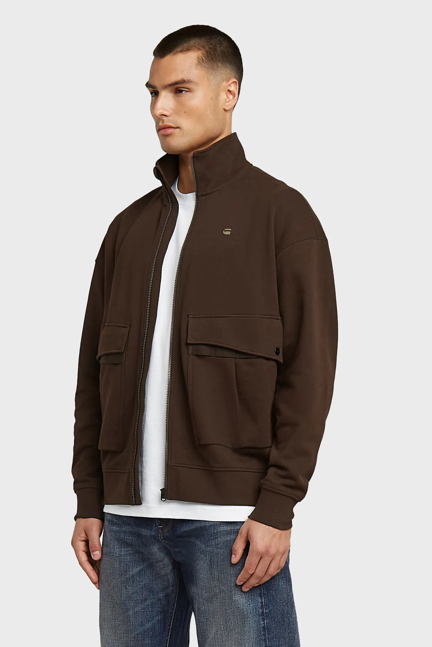 Чоловіча темно-коричнева спортивна кофта Rovic 4