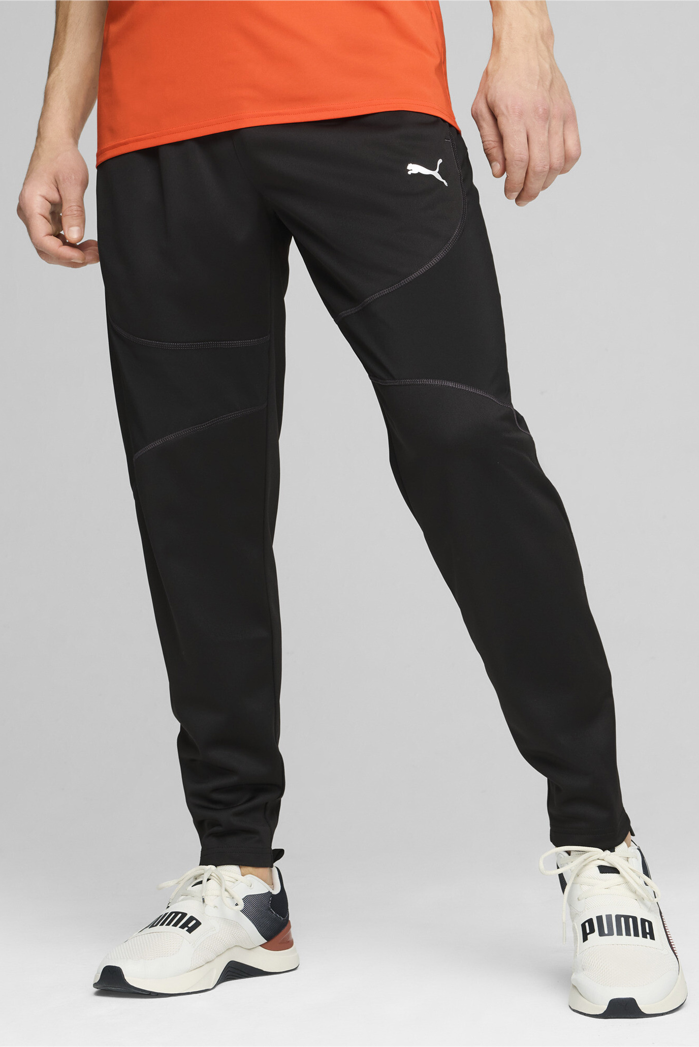 Чоловічі чорні спортивні штани Panelled Tapered Jogger Men 1