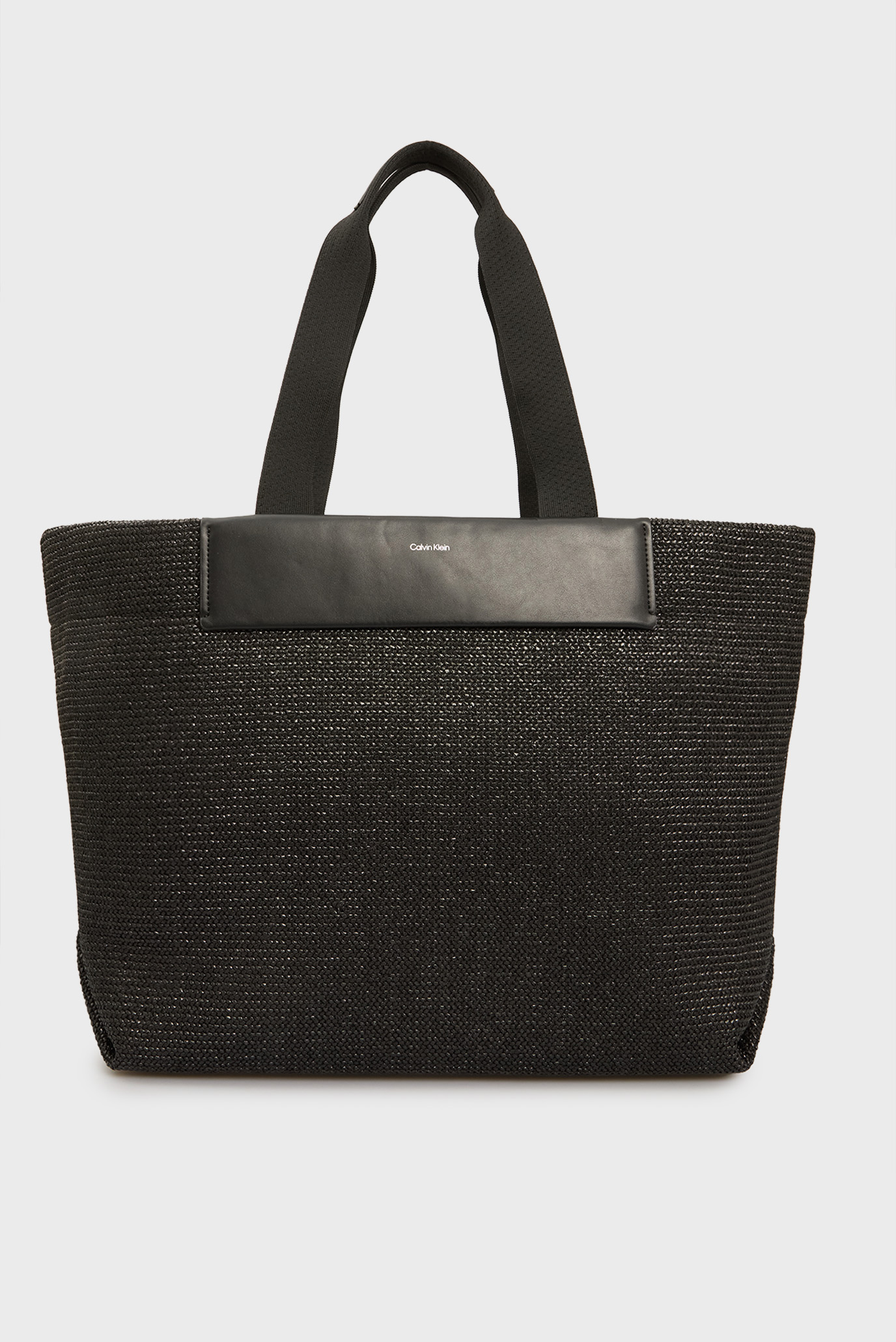 Женская черная сумка CK RAFFIA LARGE SHOPPER Черный ONESIZE Calvin Klein K60K613025 Женская черная сумка CK RAFFIA LARGE SHOPPER Черный ONESIZE Calvin Klein K60K613025