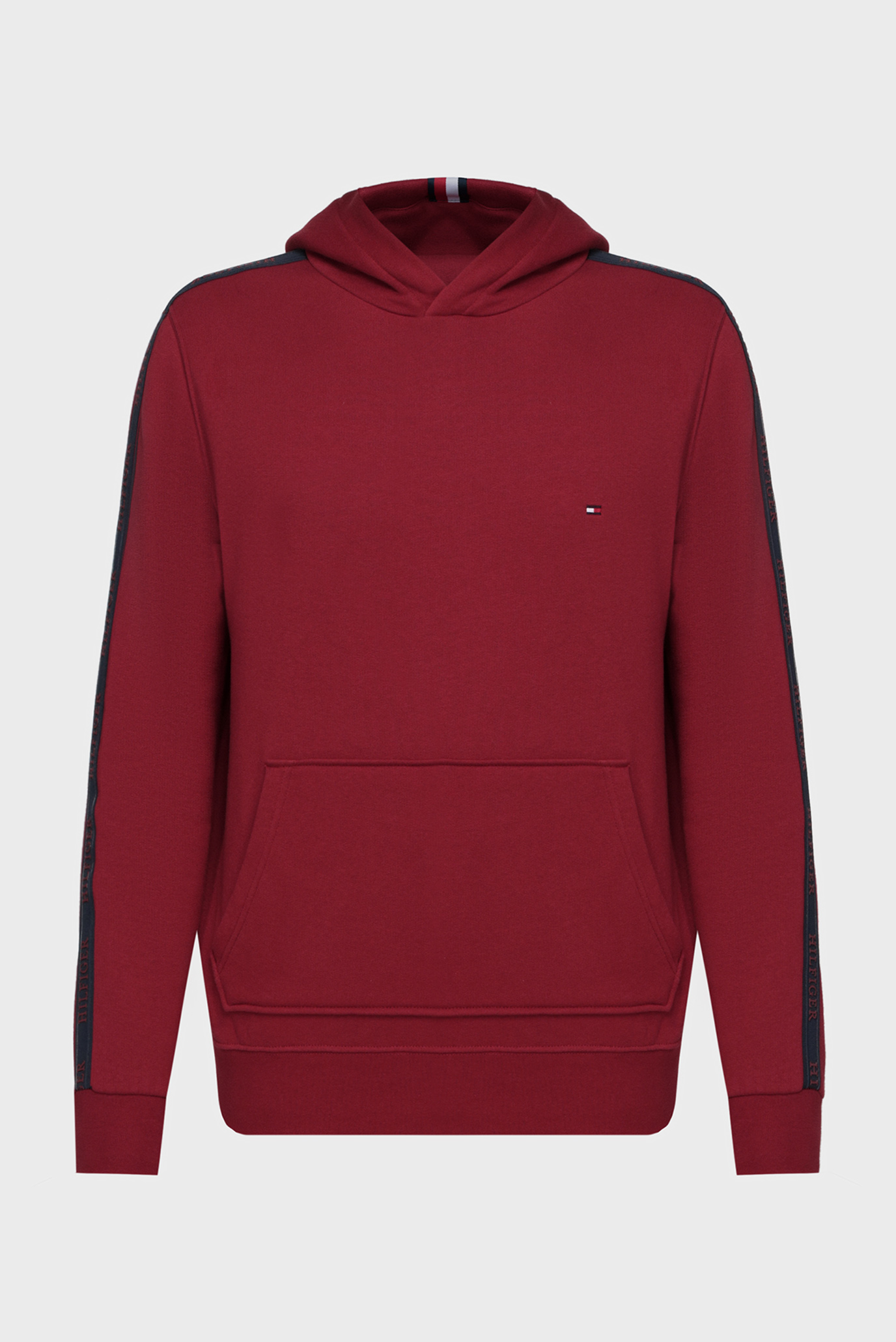 Мужское бордовое худи PREP TAPE HOODY Бордовый L Tommy Hilfiger MW0MW29578 Мужское бордовое худи PREP TAPE HOODY Бордовый L Tommy Hilfiger MW0MW29578