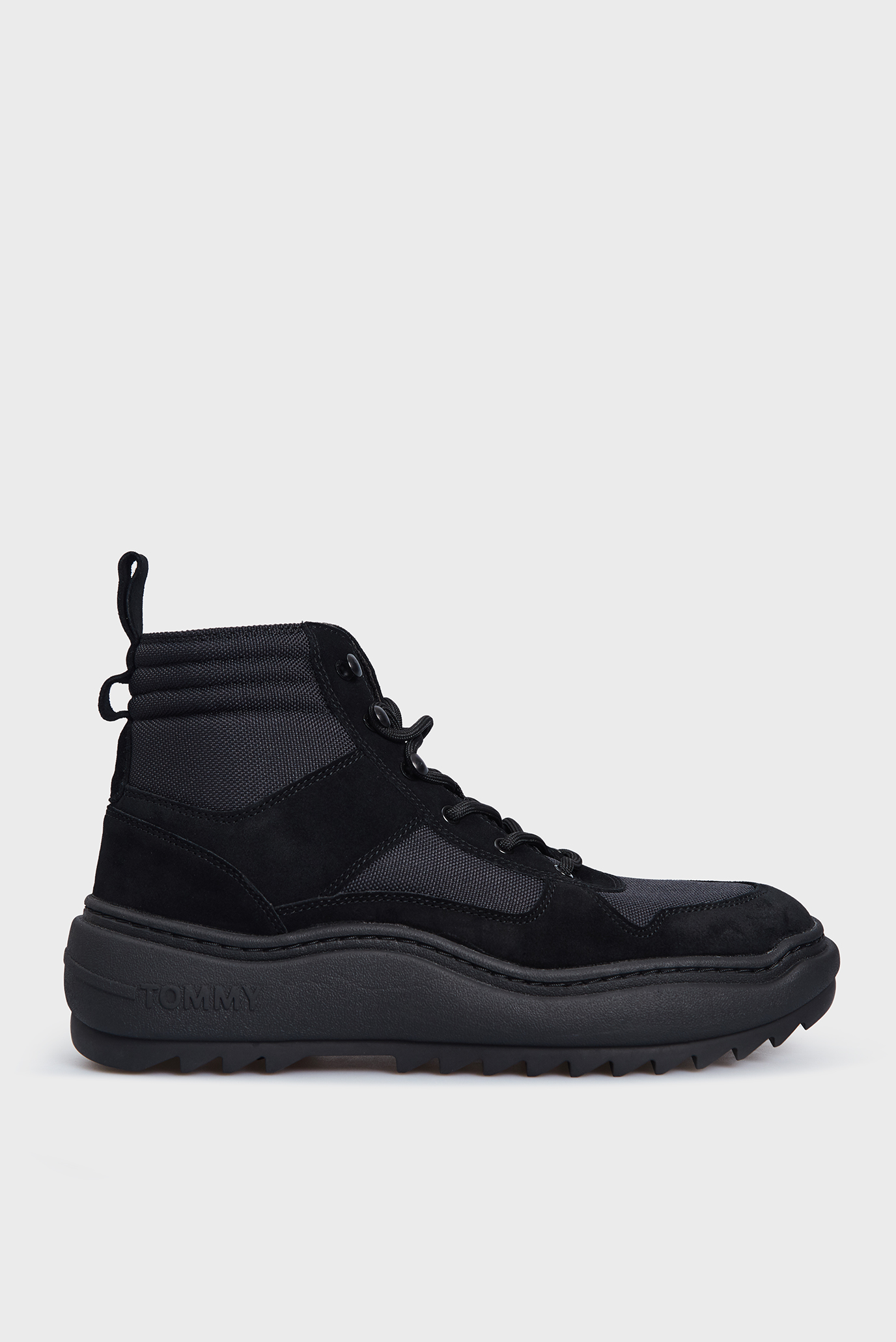 Чоловічі чорні черевики TJM MIX MATERIAL BOOT 1