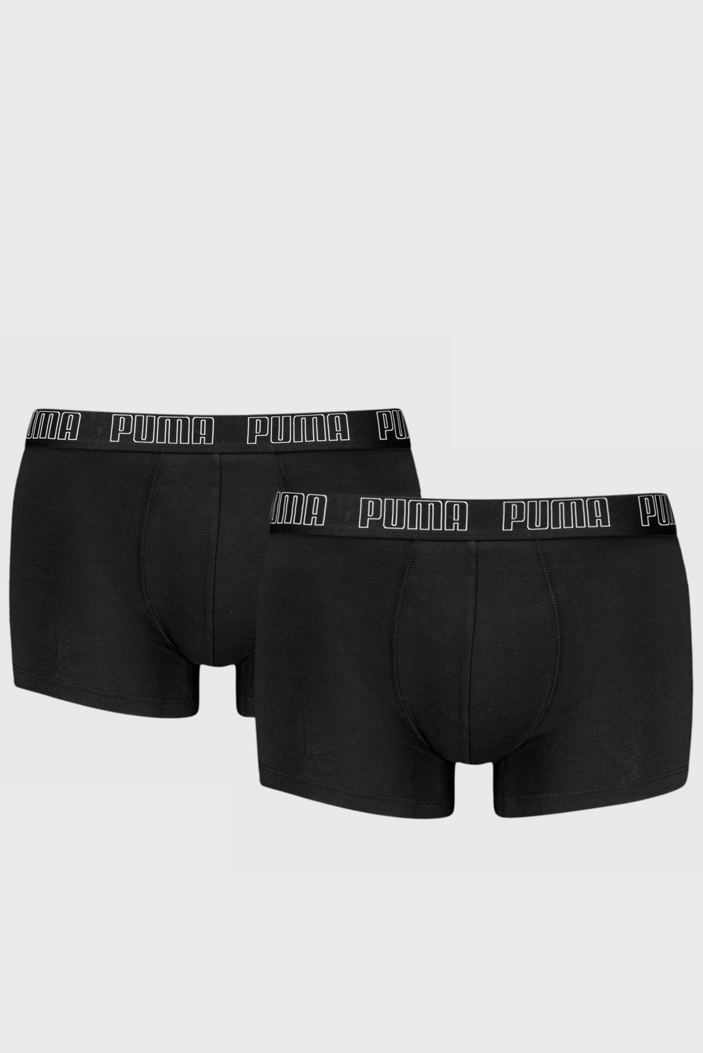 Чоловічі чорні боксери (2 шт) PUMA Men's Trunks 1