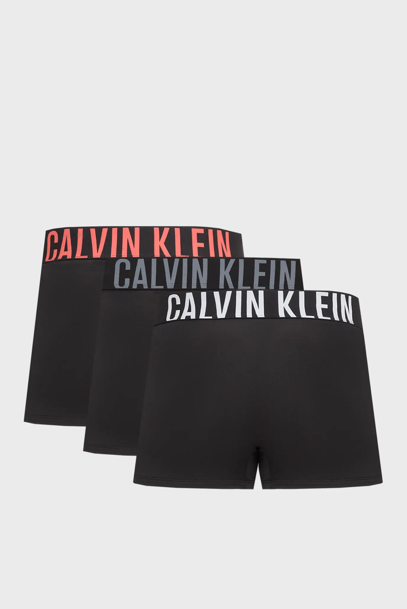 Мужские черные боксеры (3 шт) LOW RISE TRUNK 7