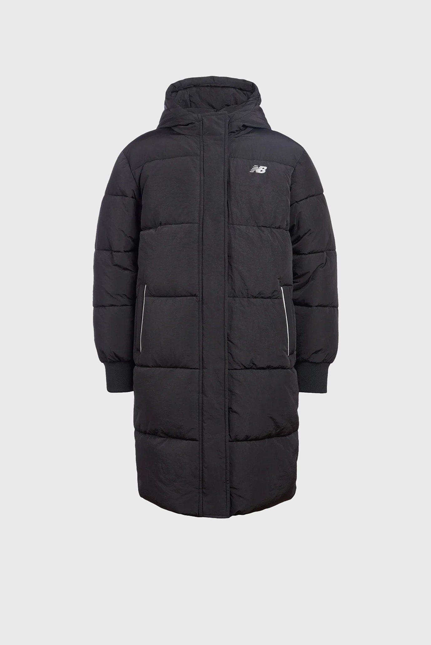 Детская черная куртка Longline Puffa 1