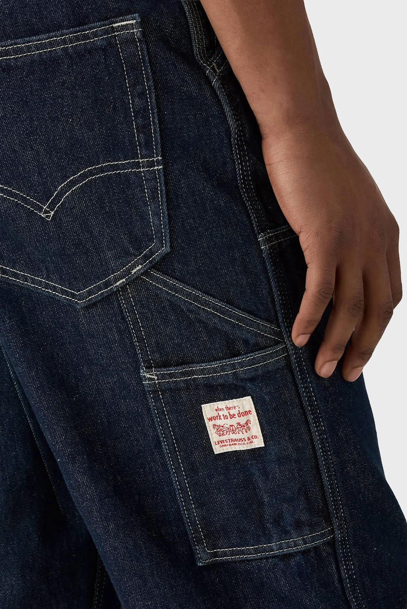 Чоловічі темно-сині джинси 568™ 6