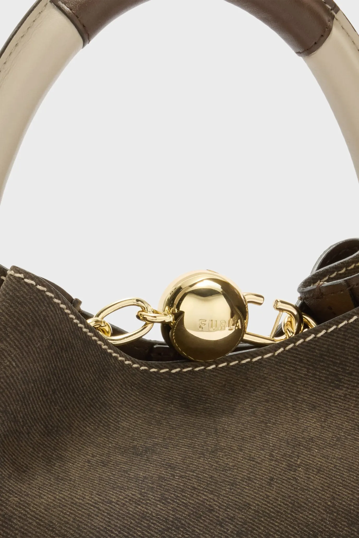 Женская коричневая кожаная сумка 2