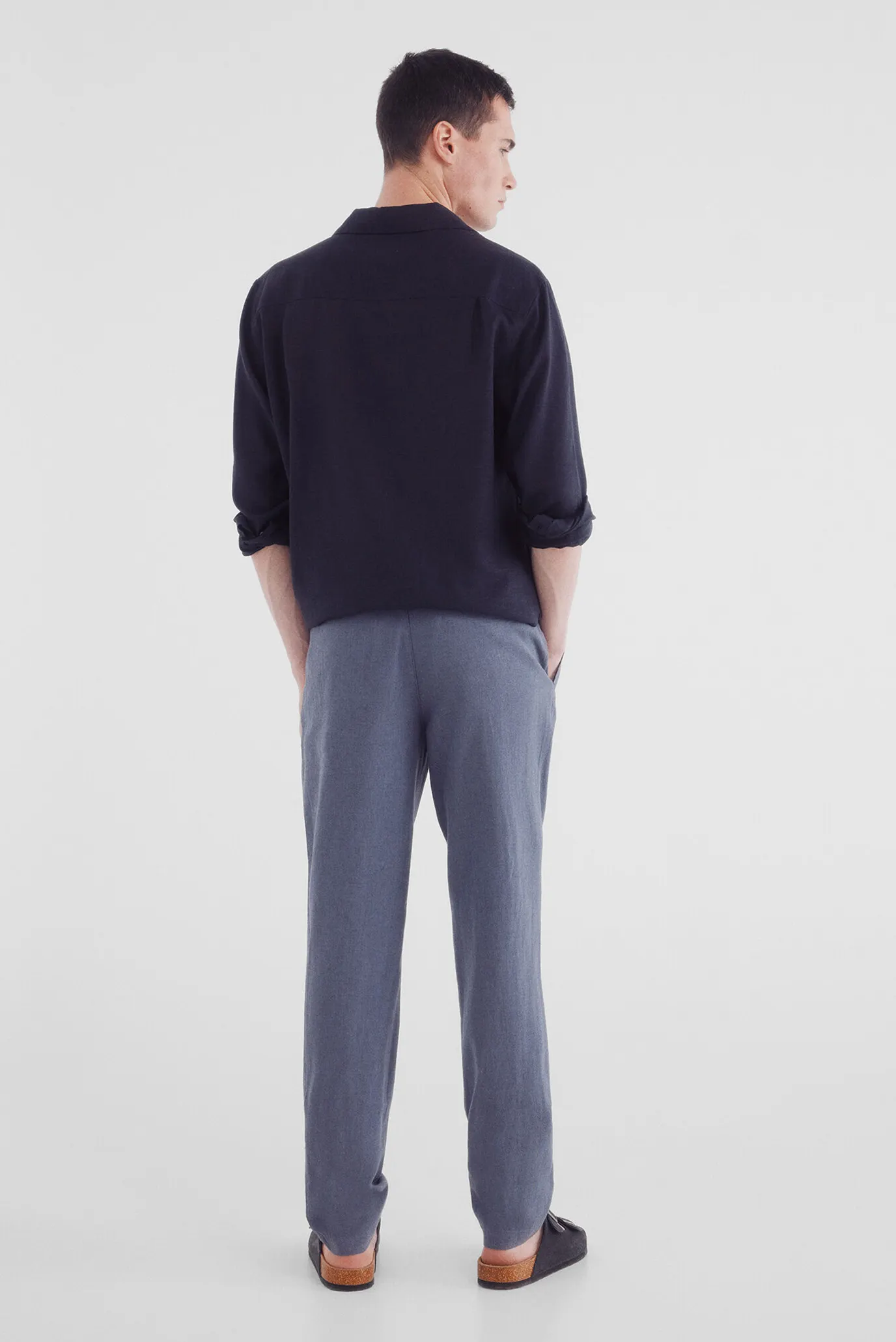 Чоловічі сині брюки 3