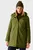 Женская зеленая парка