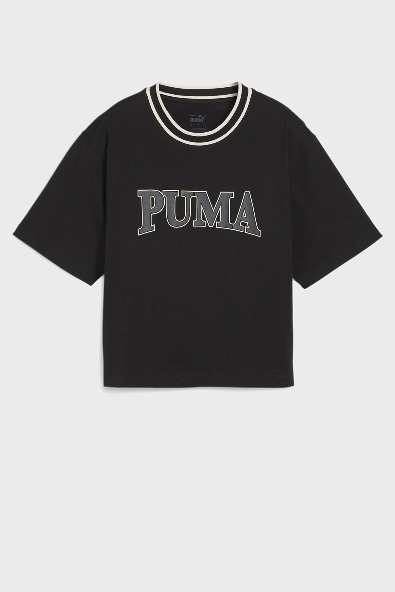 Жіноча чорна футболка PUMA SQUAD Women's Graphic Tee 1