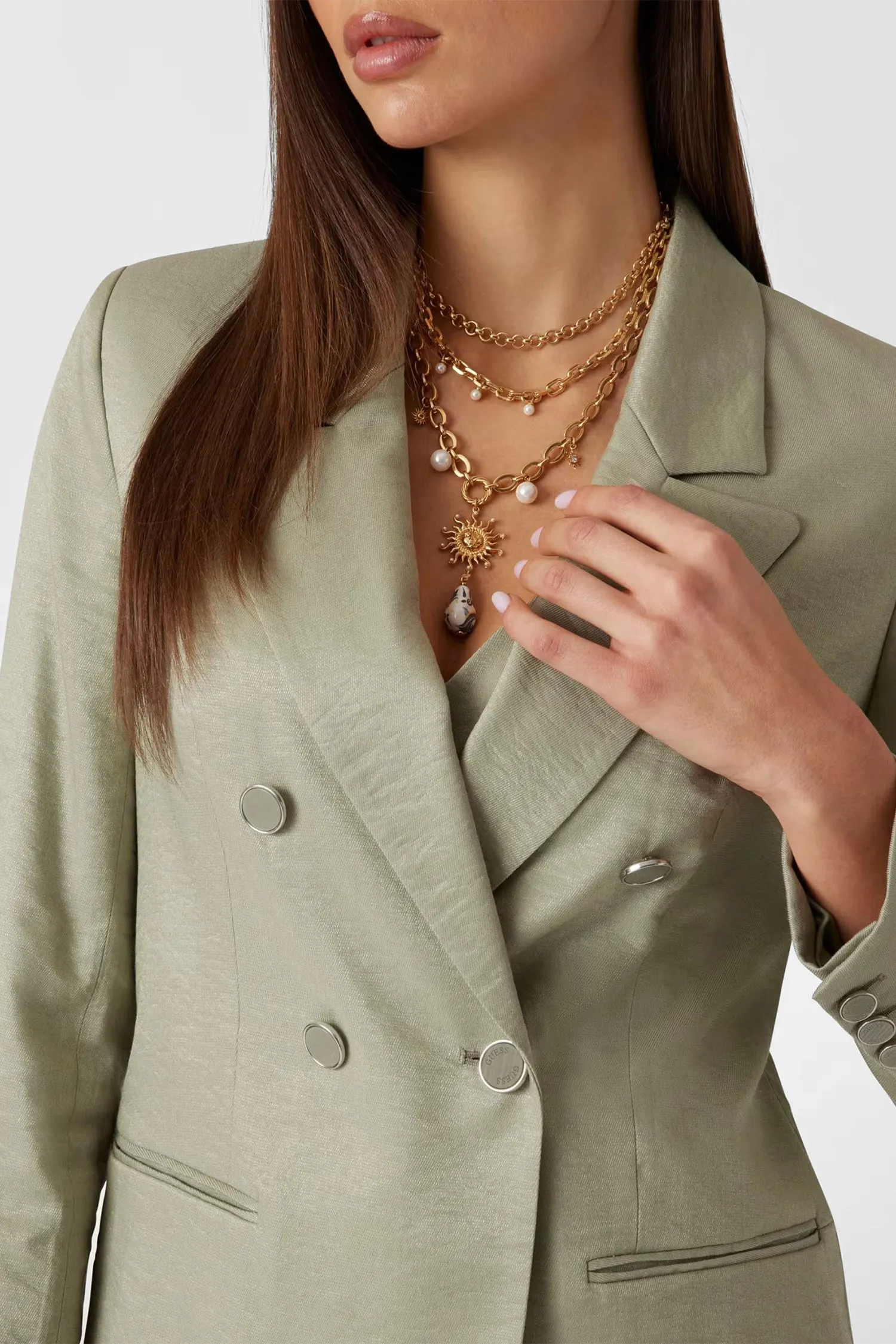 Жіночий зелений жакет 2