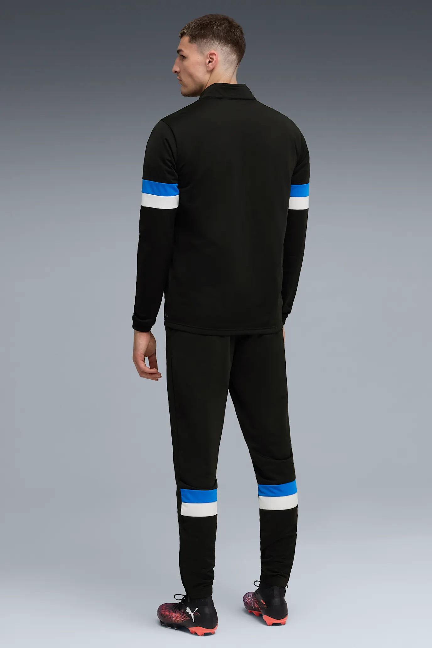 Чоловічий чорний спортивний костюм (кофта, штани) individualRISE Men's Football Tracksuit 2