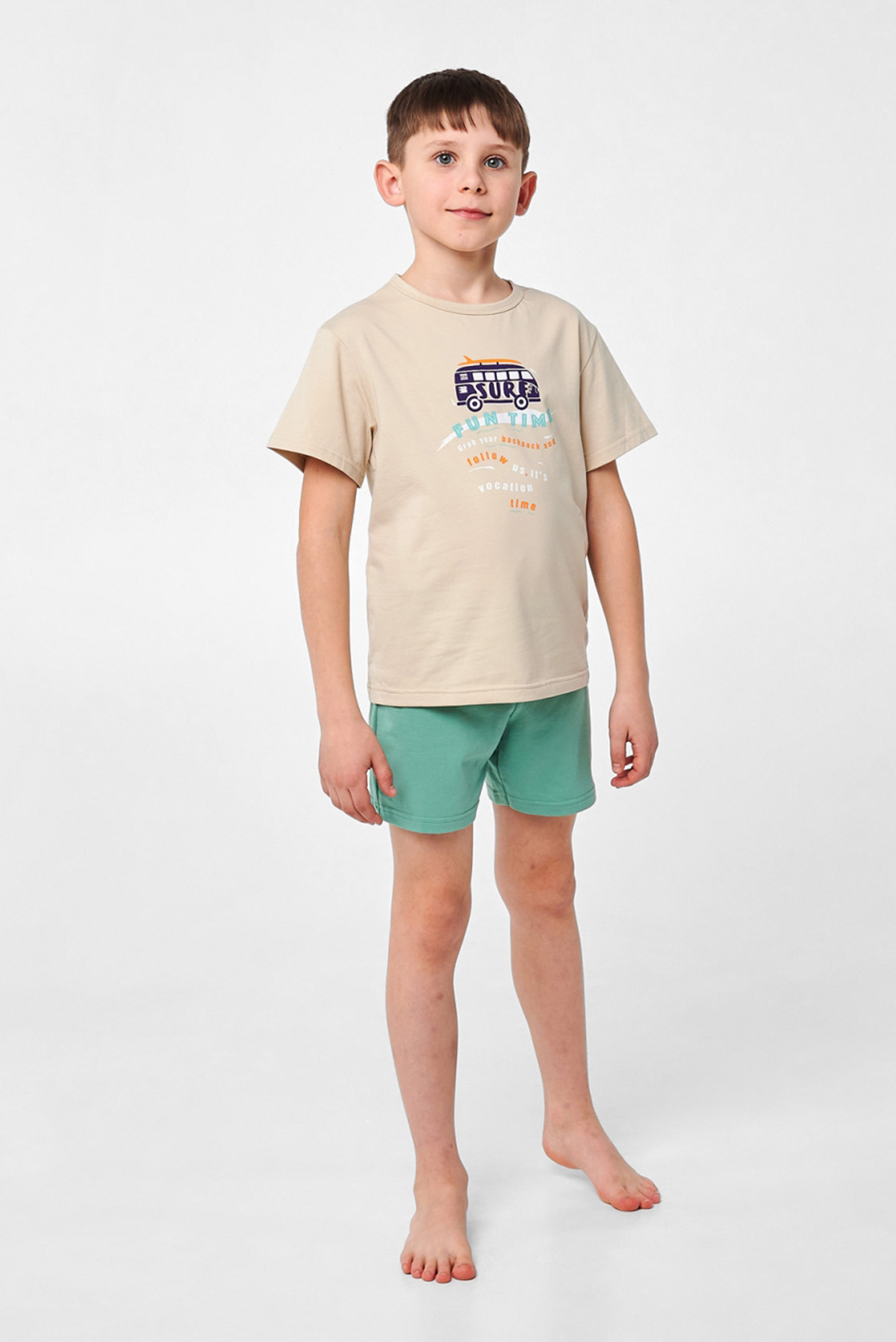 Детская пижама (футболка, шорты) 1