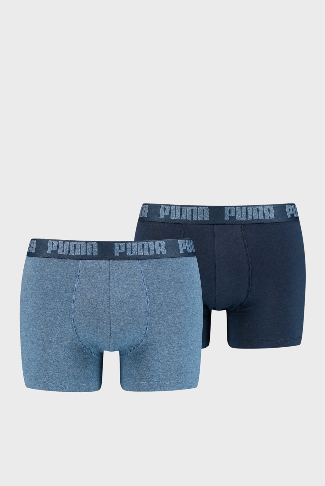 Мужские синие боксеры (2 шт) PUMA Basic Boxer 2P 1