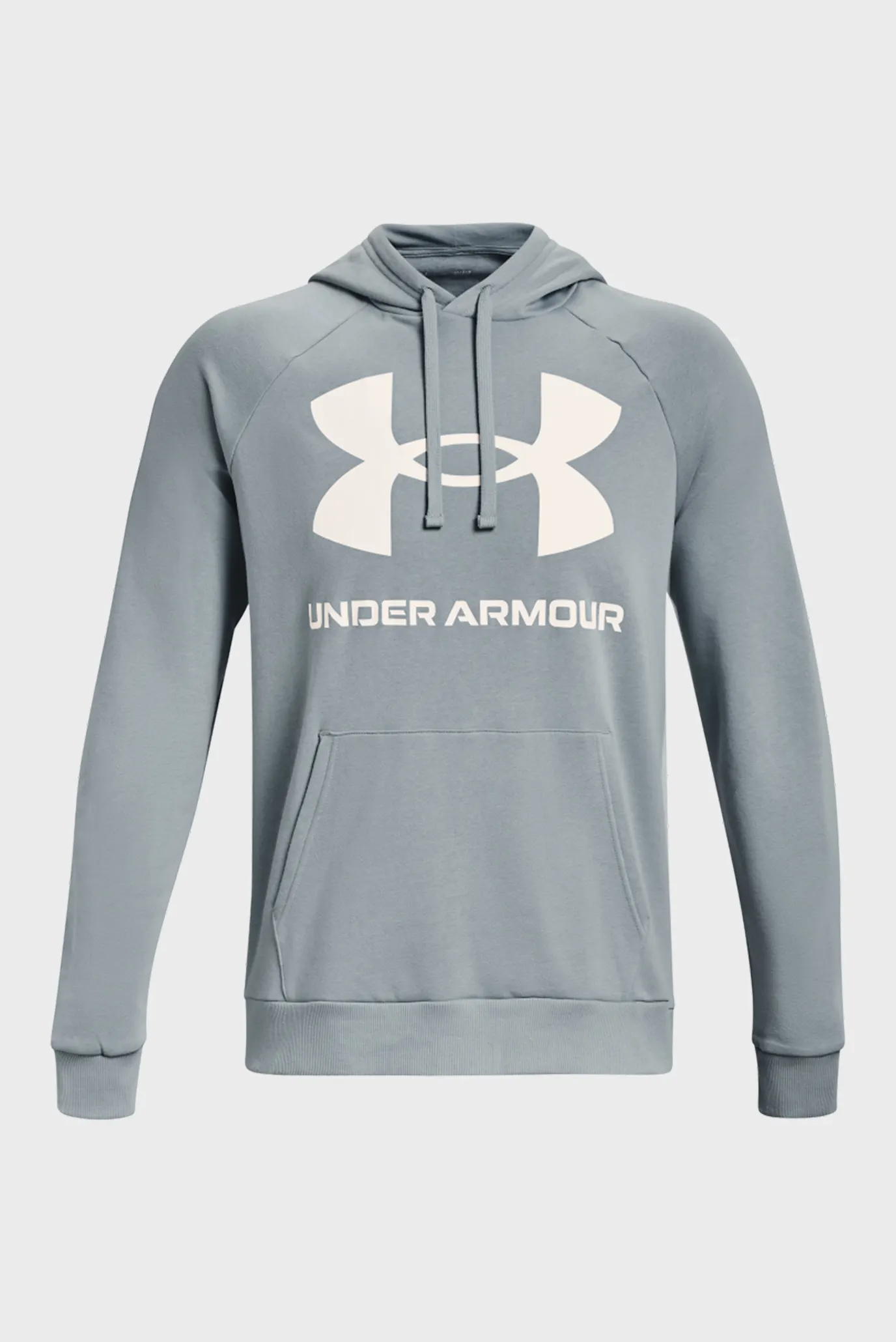 Чоловіче блакитне худі UA Rival Fleece Big Logo HD 5