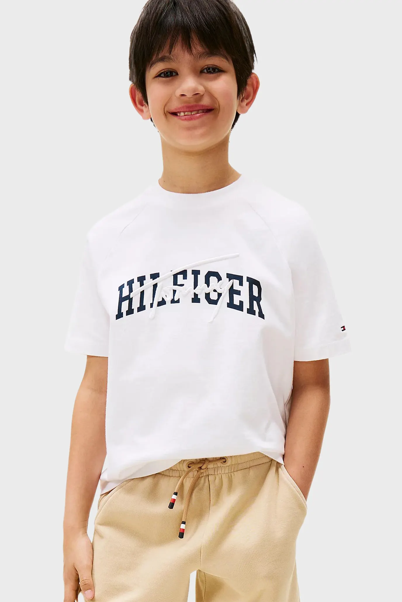 Дитяча біла футболка TH MIXED GRAPHIC 1