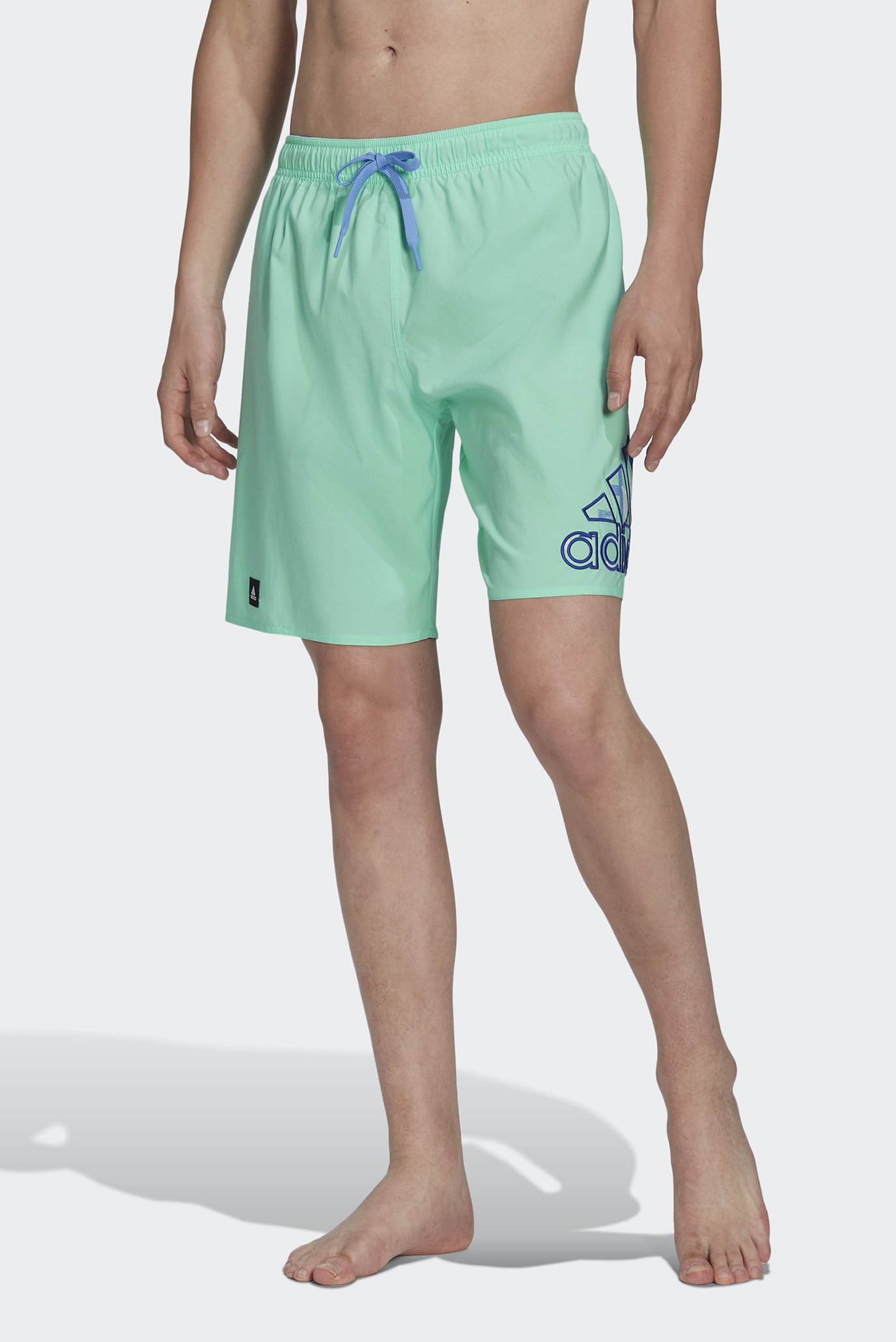 Мужские мятные плавательные шорты Seasonal Floral Logo CLX 1