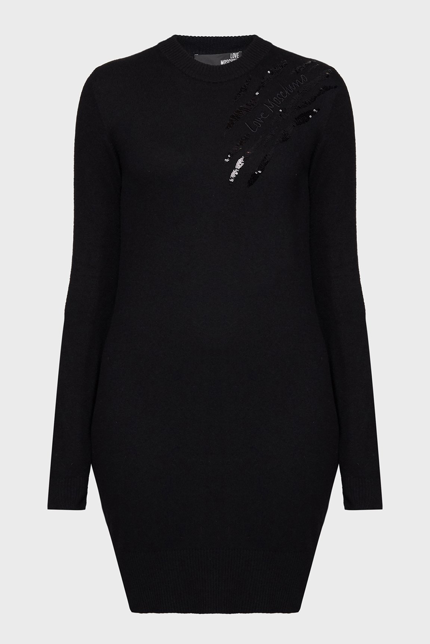Женское черное платье Черный 42 Love Moschino WSR8211X1307 Женское черное платье Черный 42 Love Moschino WSR8211X1307
