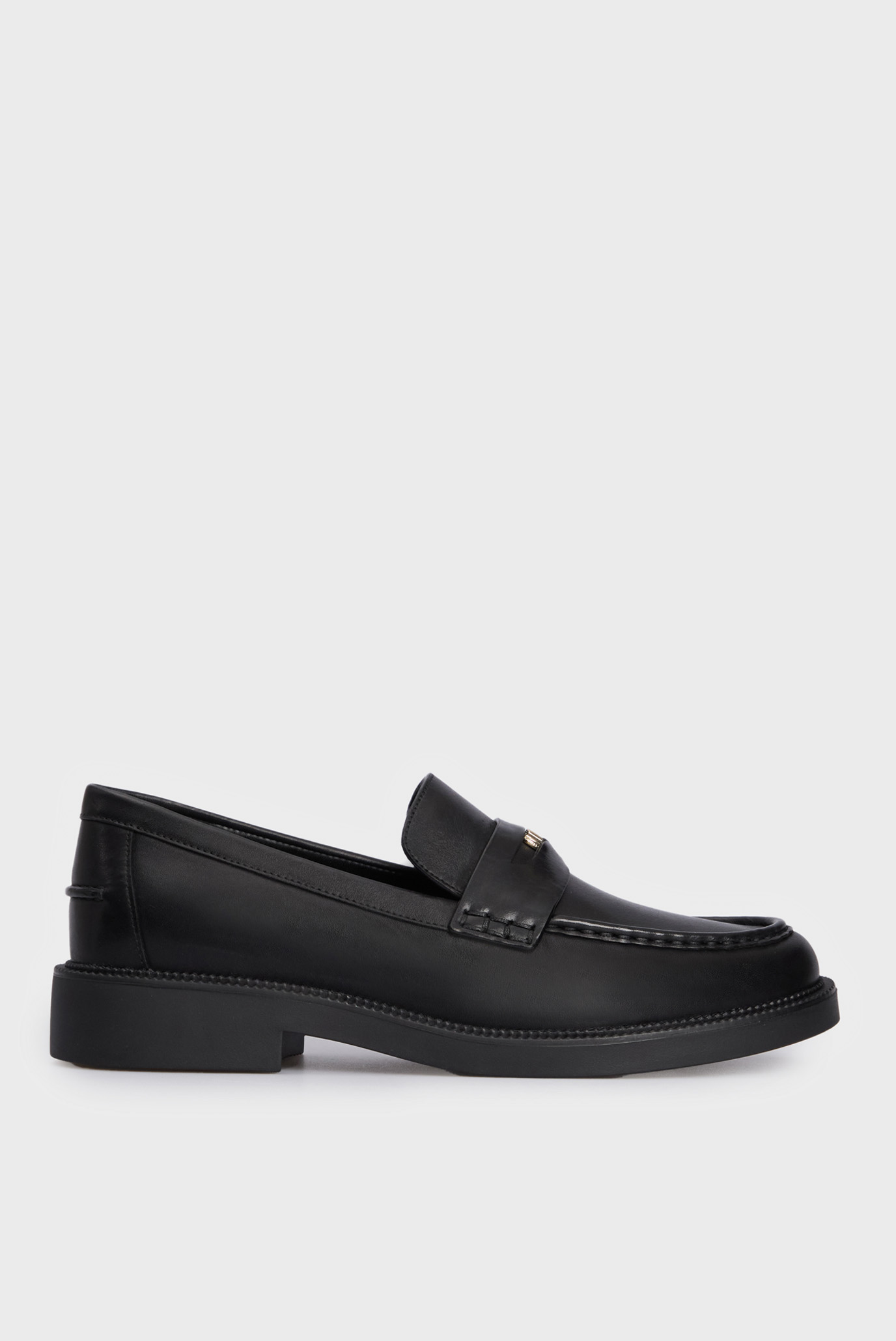 Женские черные кожаные лоферы EDEN LOAFER 1