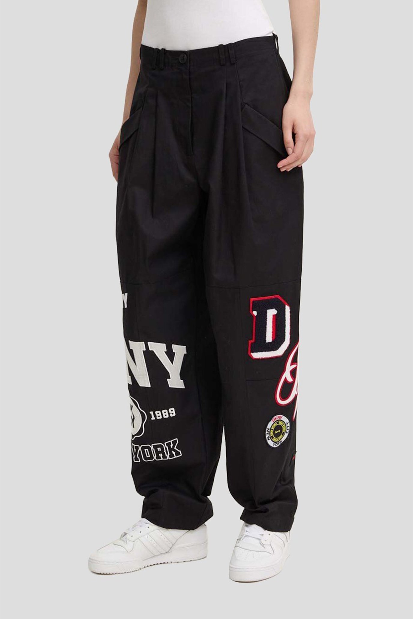 Женские черные брюки Черный 12 DKNY D2B4A101 Женские черные брюки Черный 12 DKNY D2B4A101