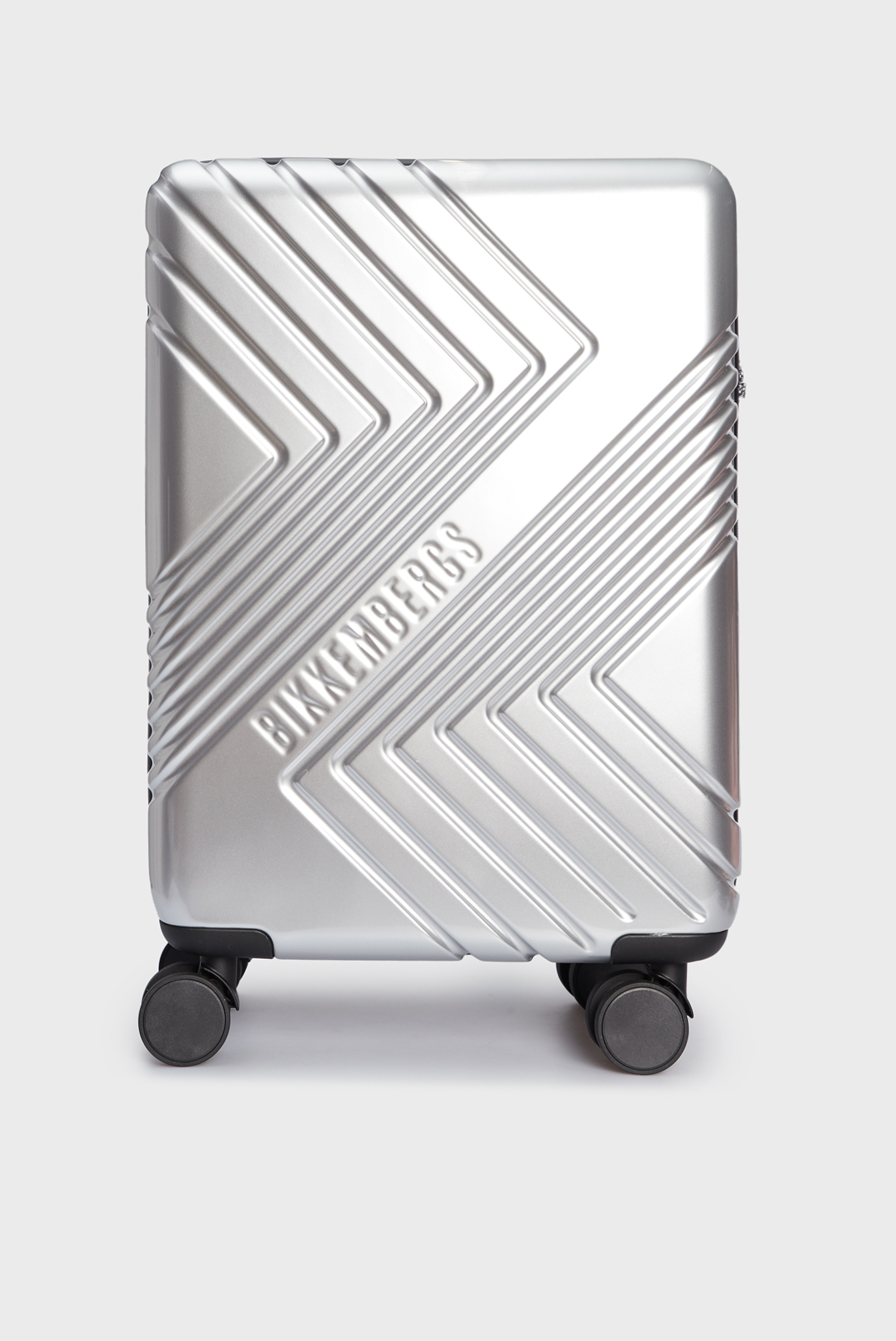 Мужской серый чемодан BKK STAR 1