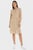 Женское бежевое платье FLUID VISCOSE CREPE KNEE DRESS