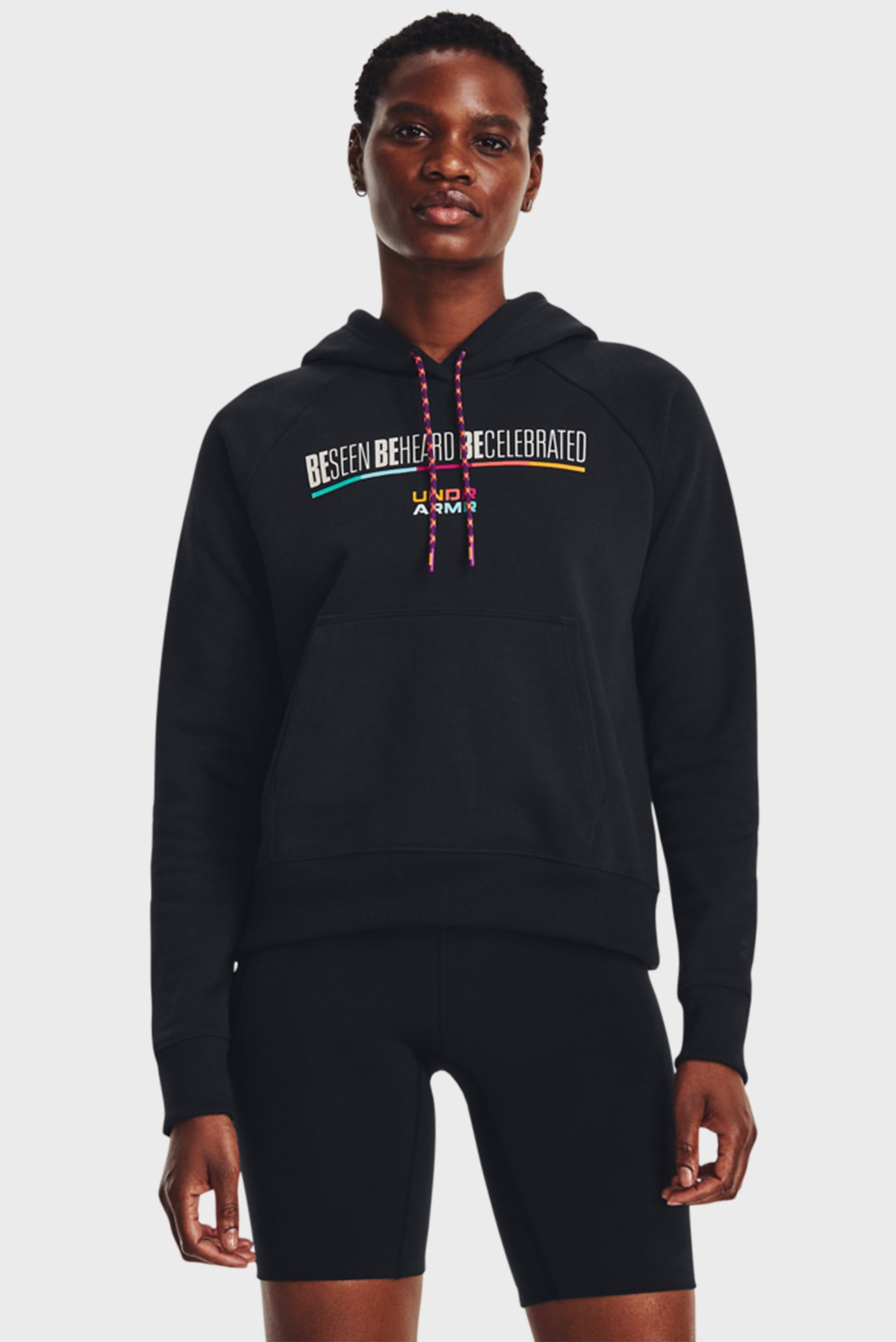 Женское черное худи BHM Heavy Terry Hoodie 1