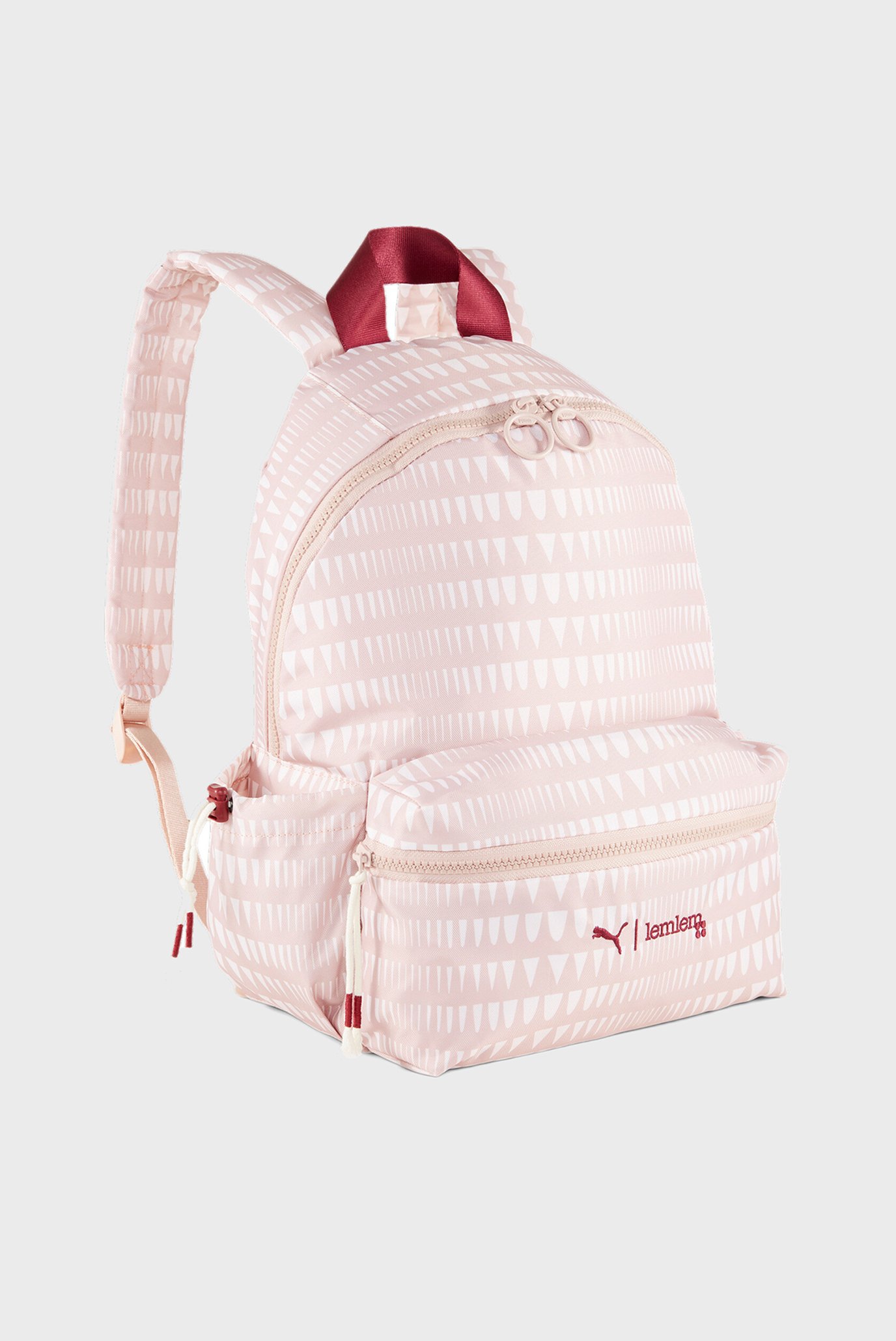 Женский розовый рюкзак с узором PUMA x lemlem Mini Backpack 1