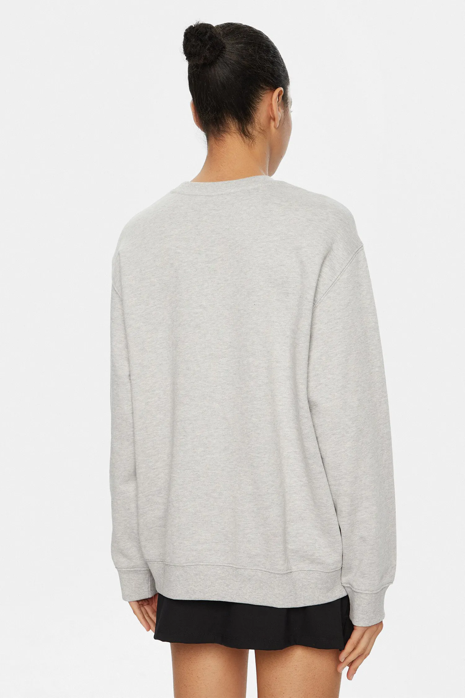 Женский серый свитшот 3