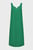 Жіночий зелений лляний сарафан WLDRE019