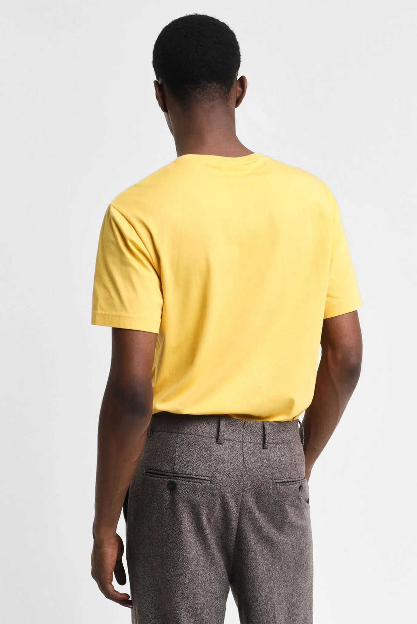 Мужская желтая футболка REG SHIELD 2