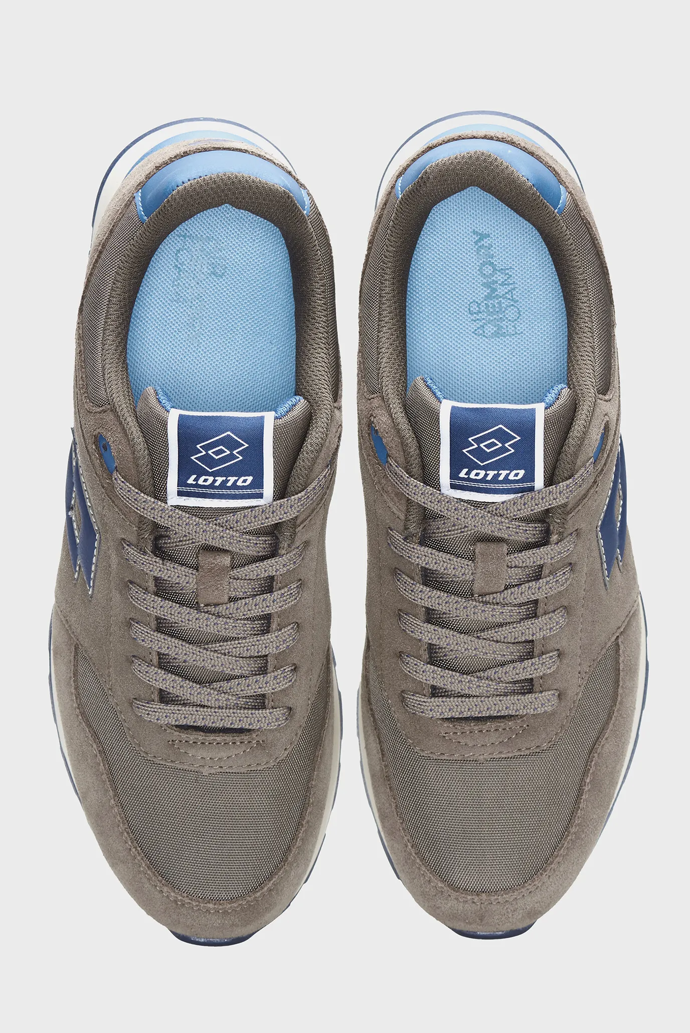 Чоловічі коричневі замшеві кросівки TRAINER AMF II SUE/NY Lotto