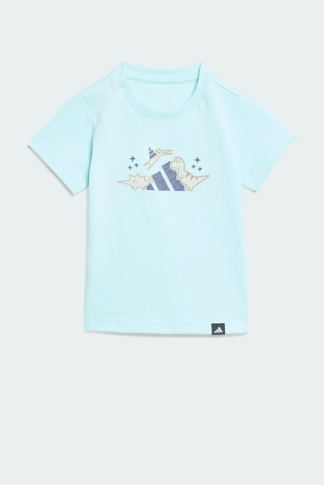 Детская голубая футболка Adiraptor Graphic Kids 1