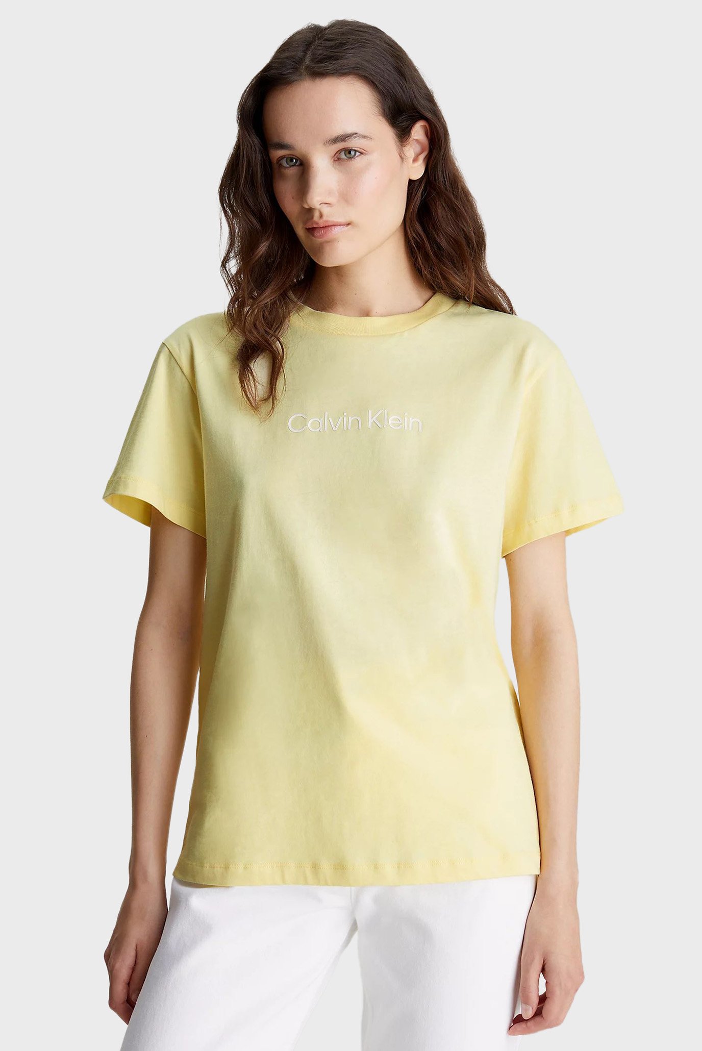 Женская желтая футболка HERO LOGO REGULAR 1