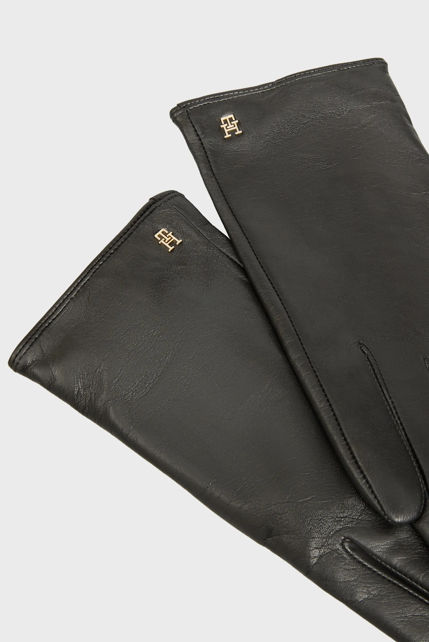 Жіночі чорні шкіряні рукавички ELEVATED 3