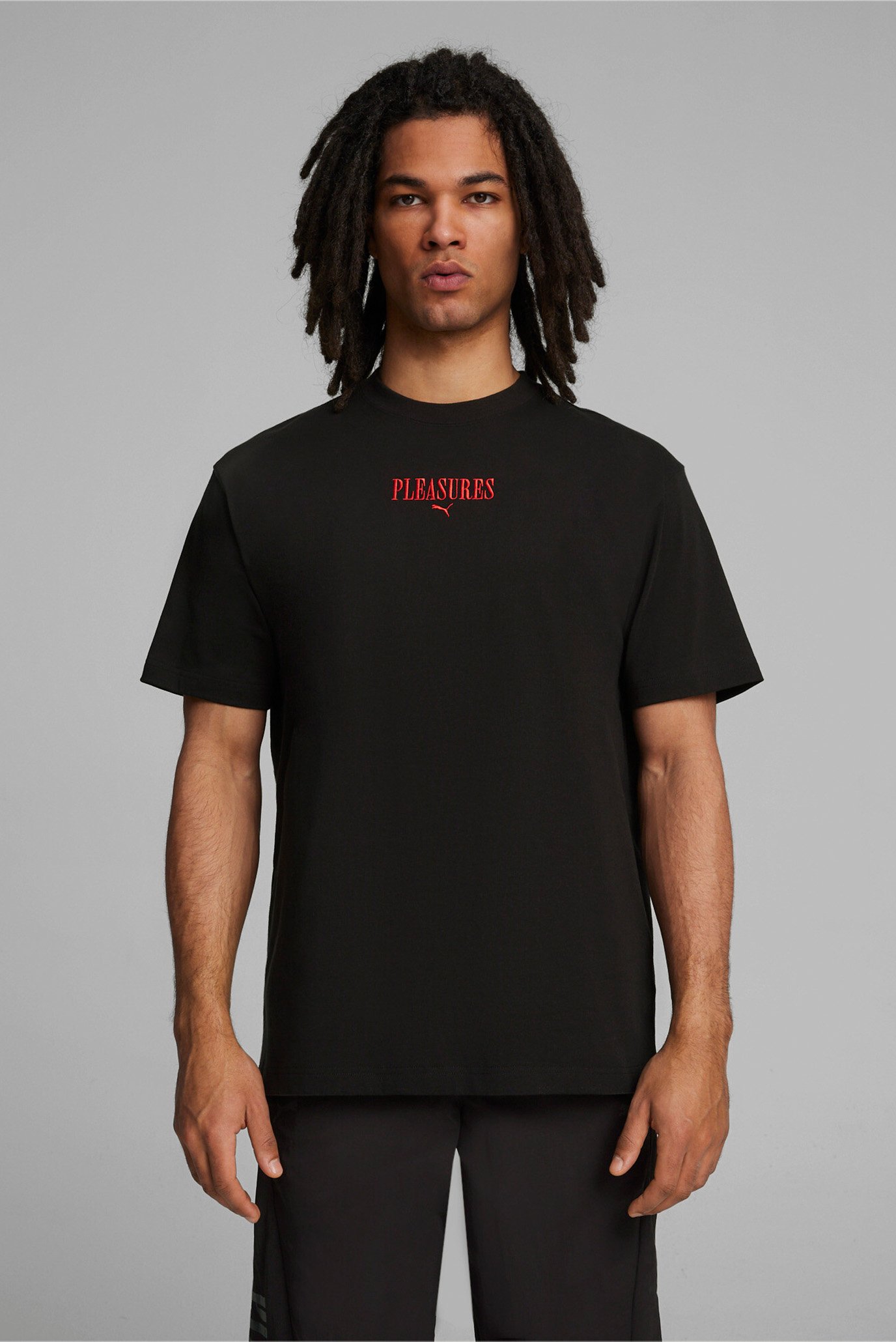Мужская черная футболка PUMA x PLEASURES Graphic Tee 1