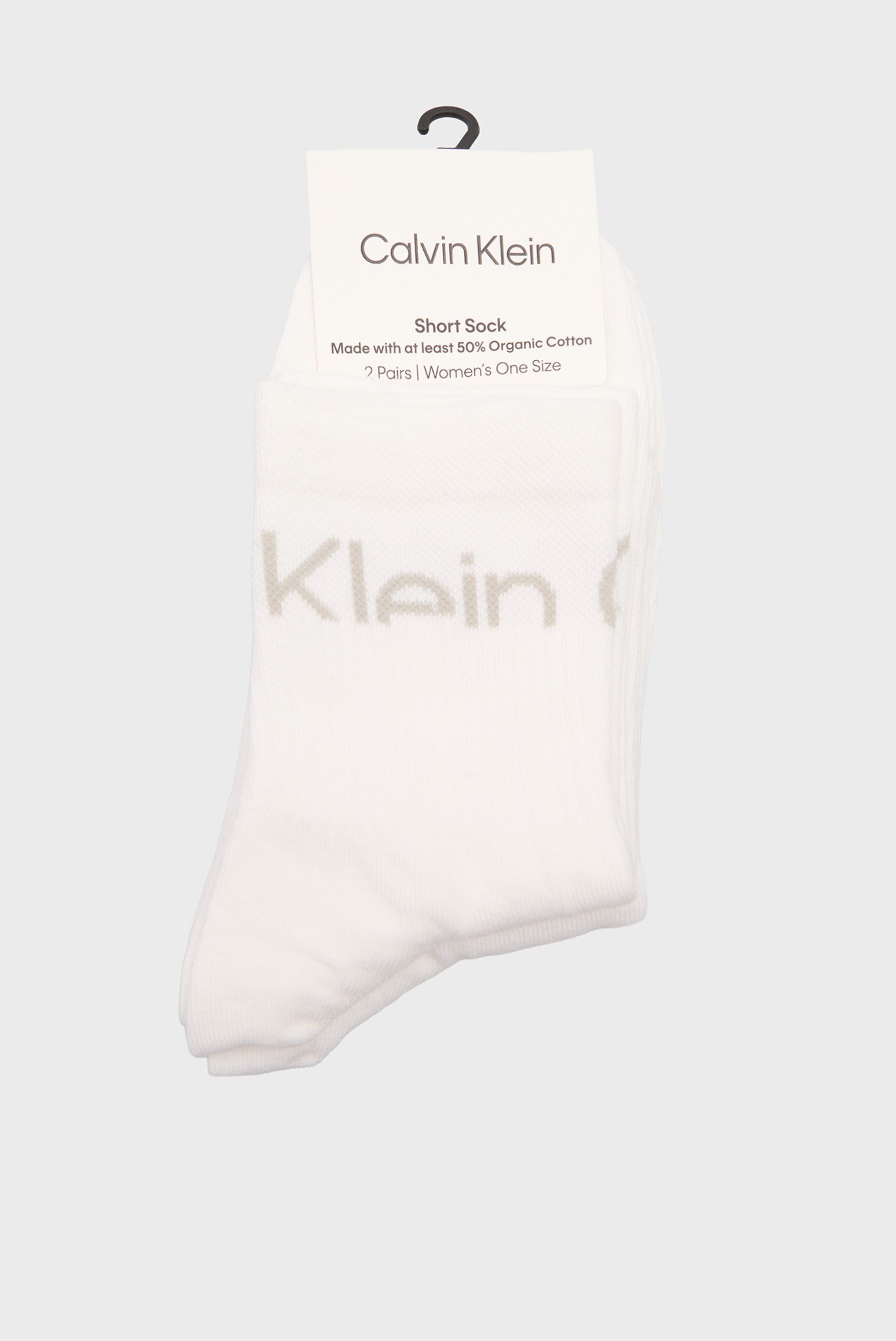 Женские белые носки (2 пары) CUT Белый ONESIZE Calvin Klein Jeans 701235518 Женские белые носки (2 пары) CUT Белый ONESIZE Calvin Klein Jeans 701235518