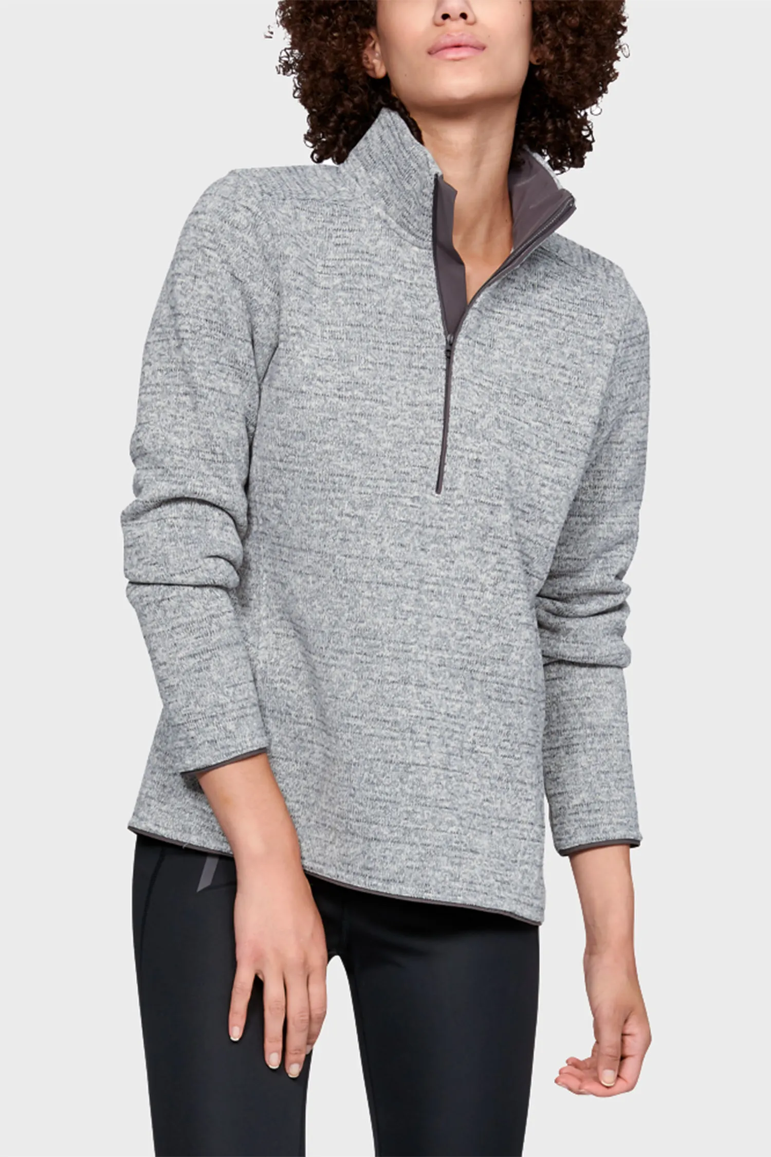 Женская серая кофта UA Wintersweet 2.0 ½ Zip Under Armour 1316287-941 —  MD-Fashion