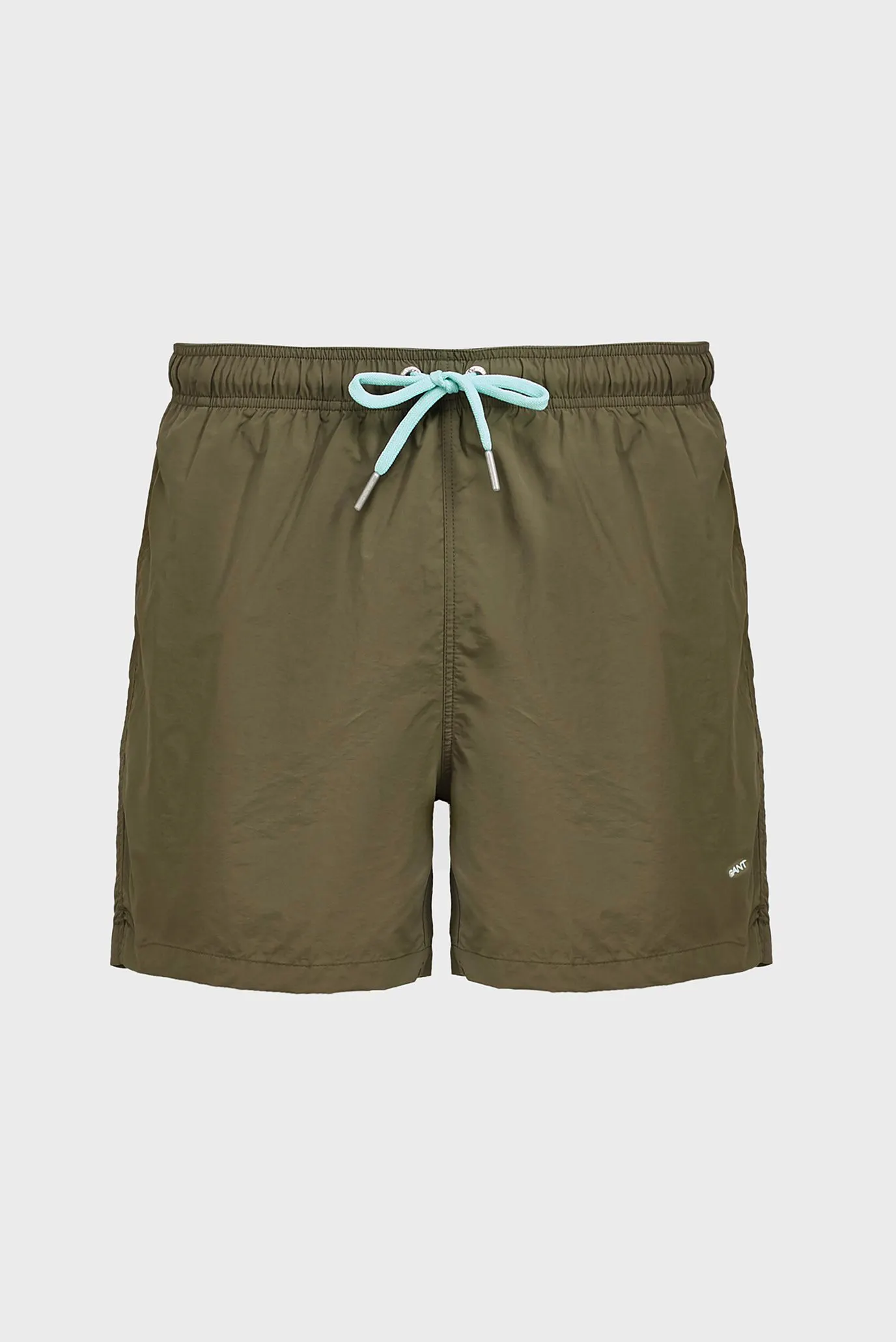 Мужские оливковые плавательные шорты 7